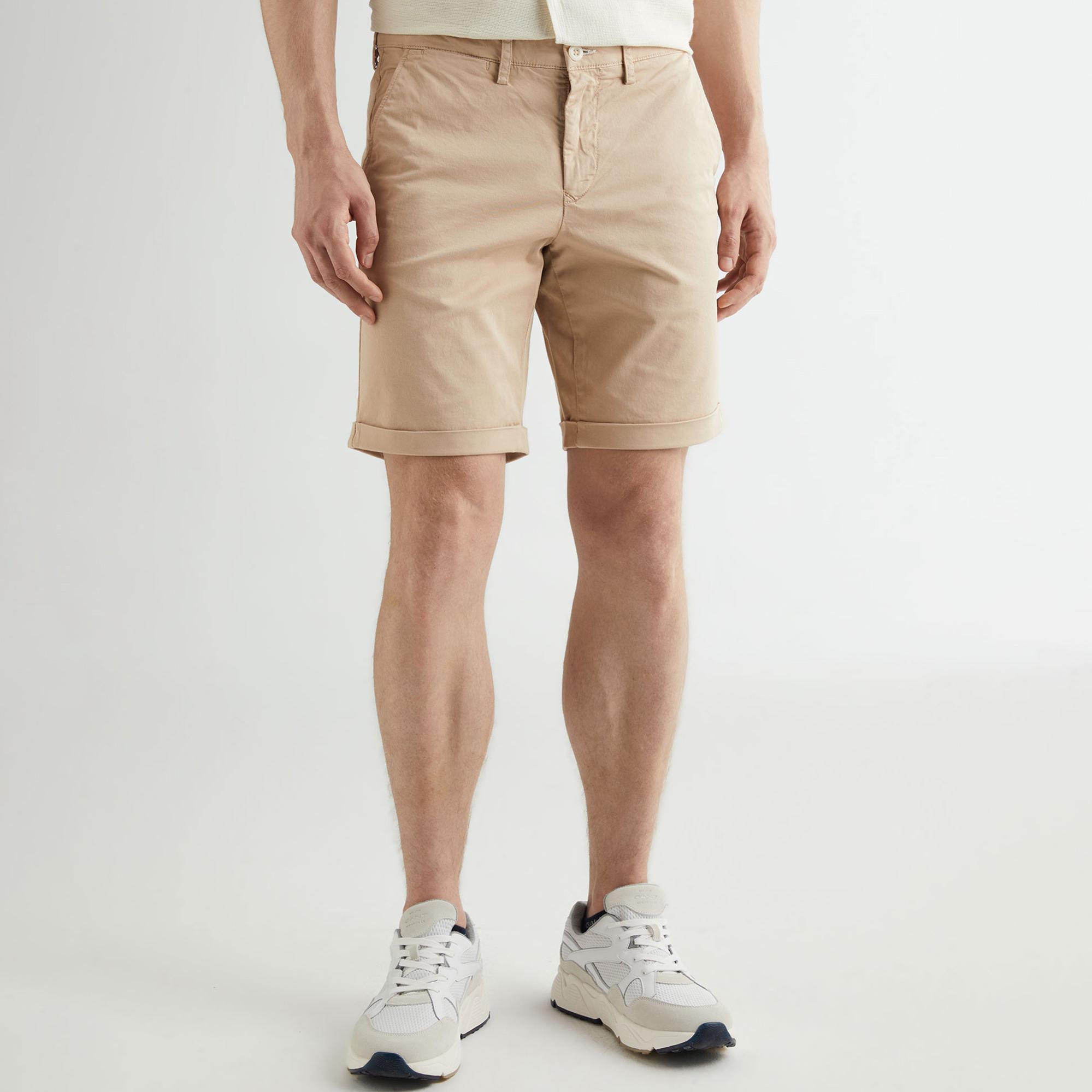 GANT Erkek Bej Regular Fit Şort