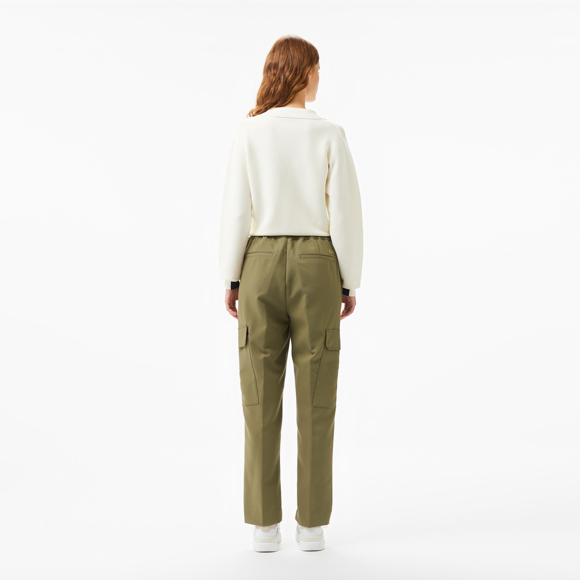 Kadın Regular Fit Haki Pantolon