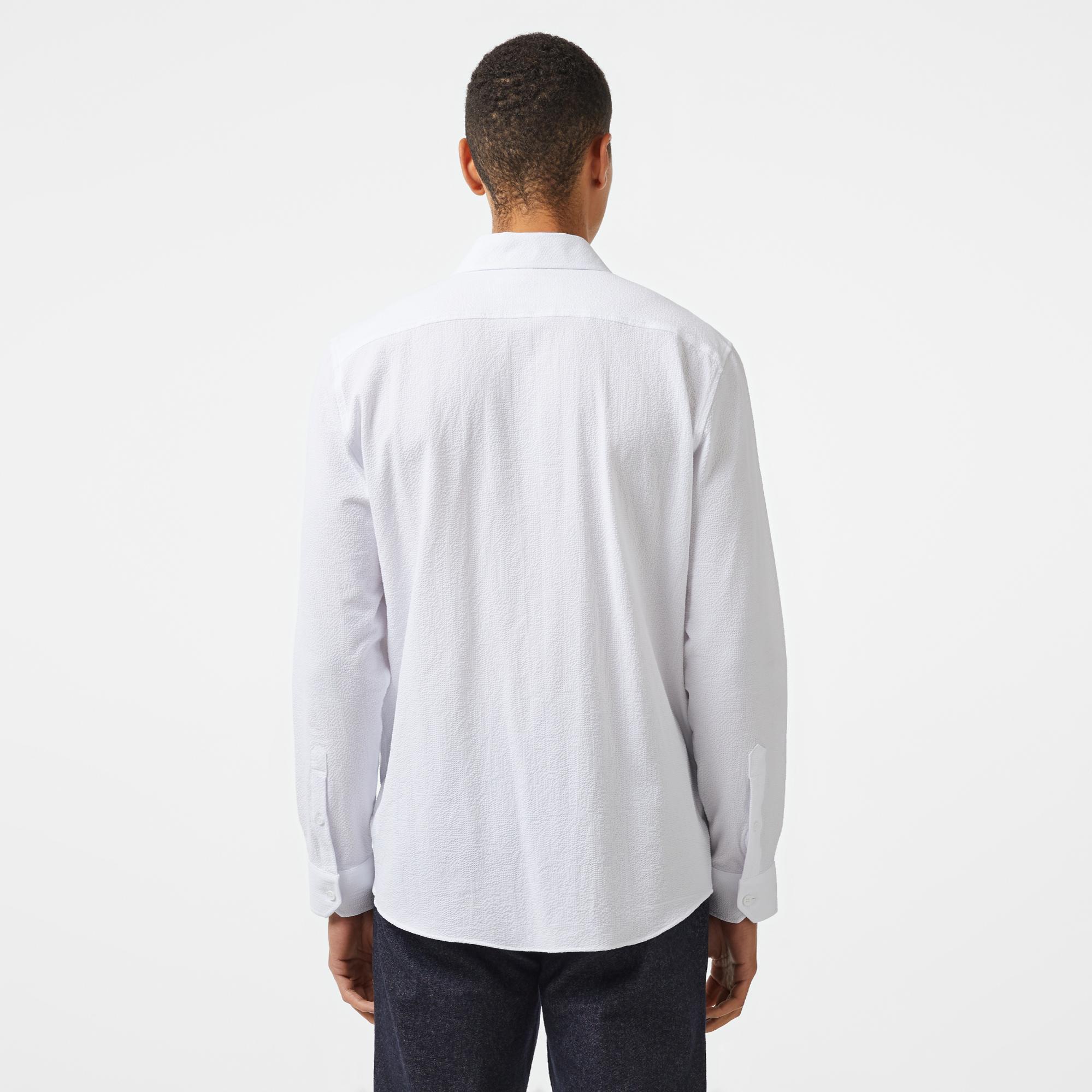 Erkek Regular Fit Beyaz Gömlek