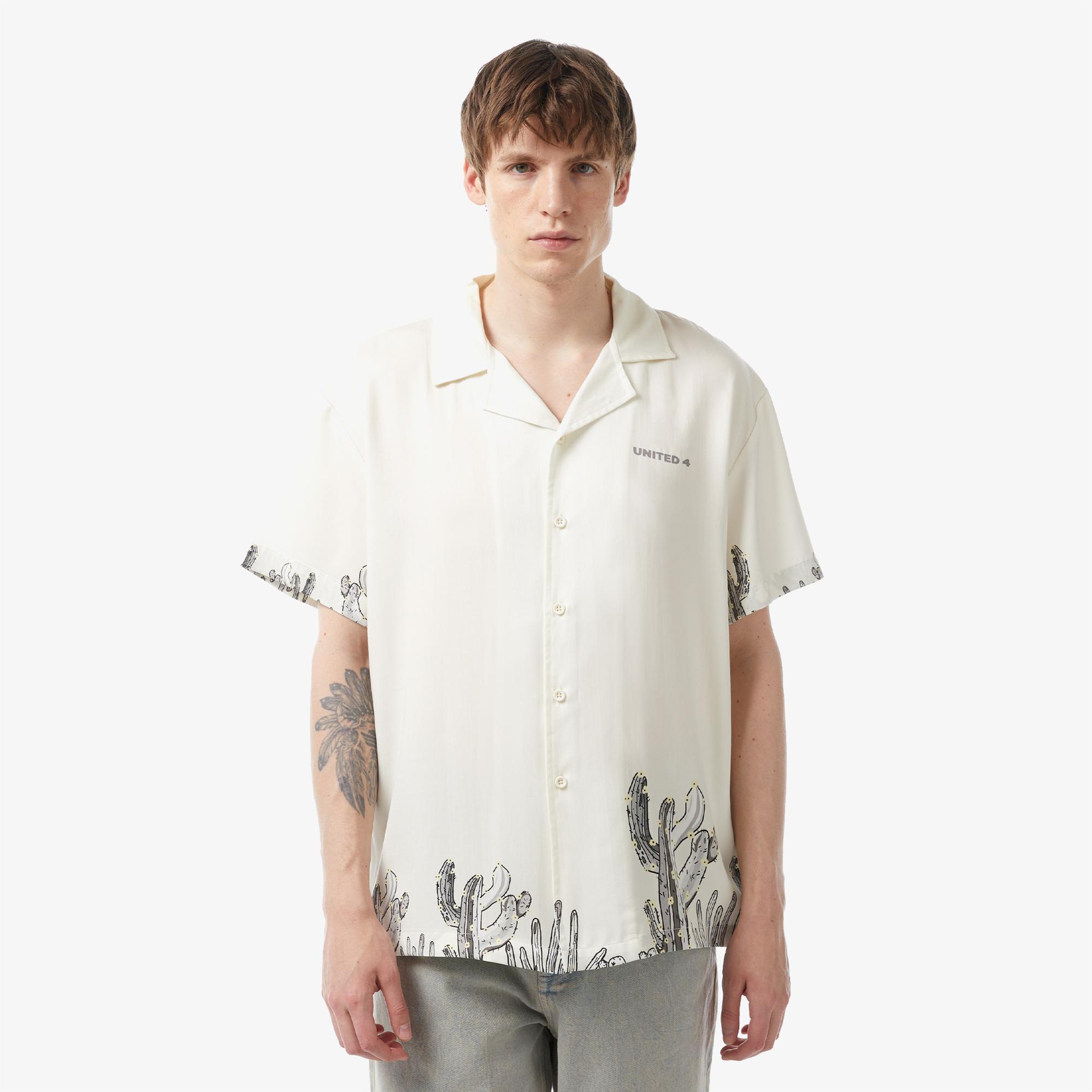 UNITED4 Erkek Krem Gömlek