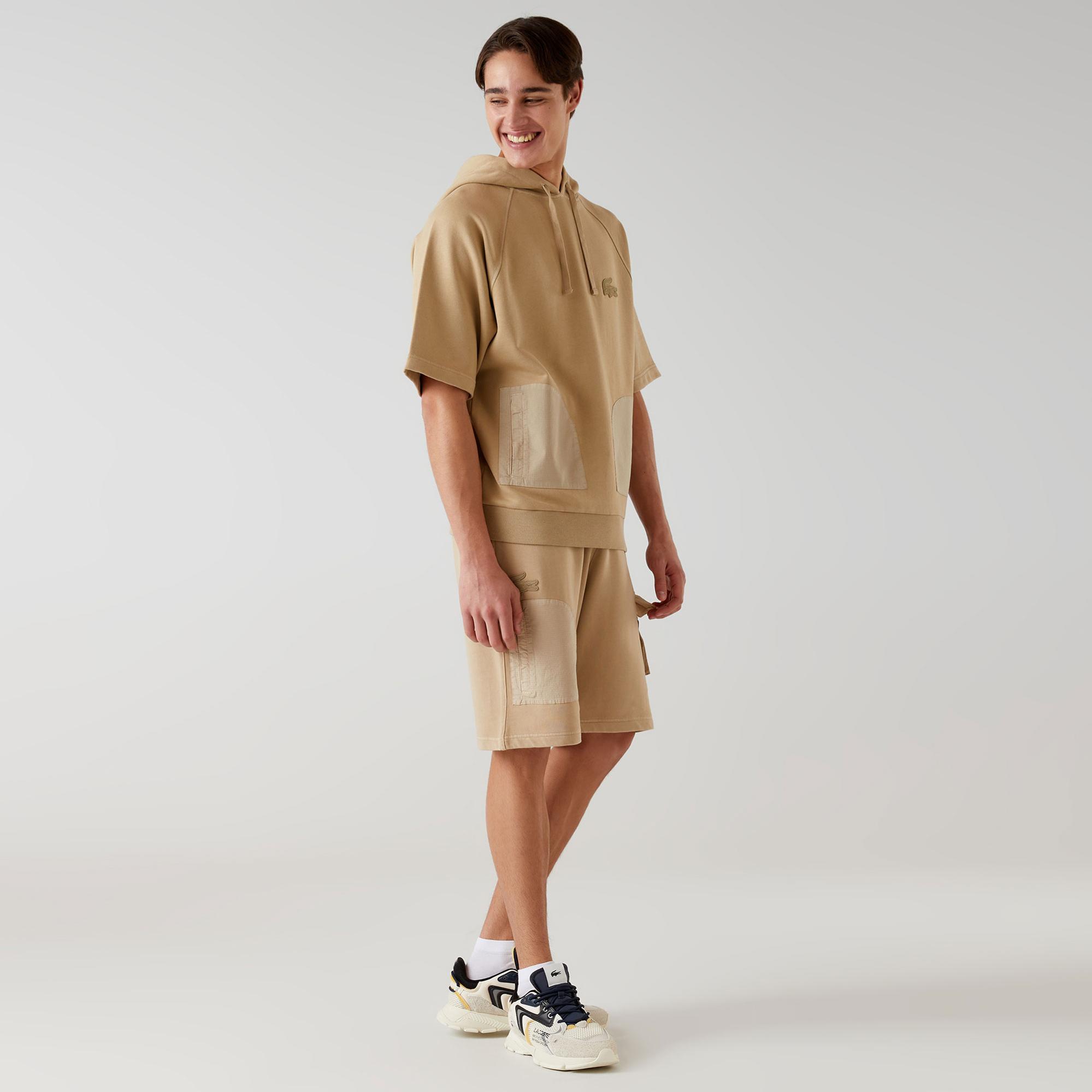 Lacoste x House of SuperStep Erkek Kahverengi Şort