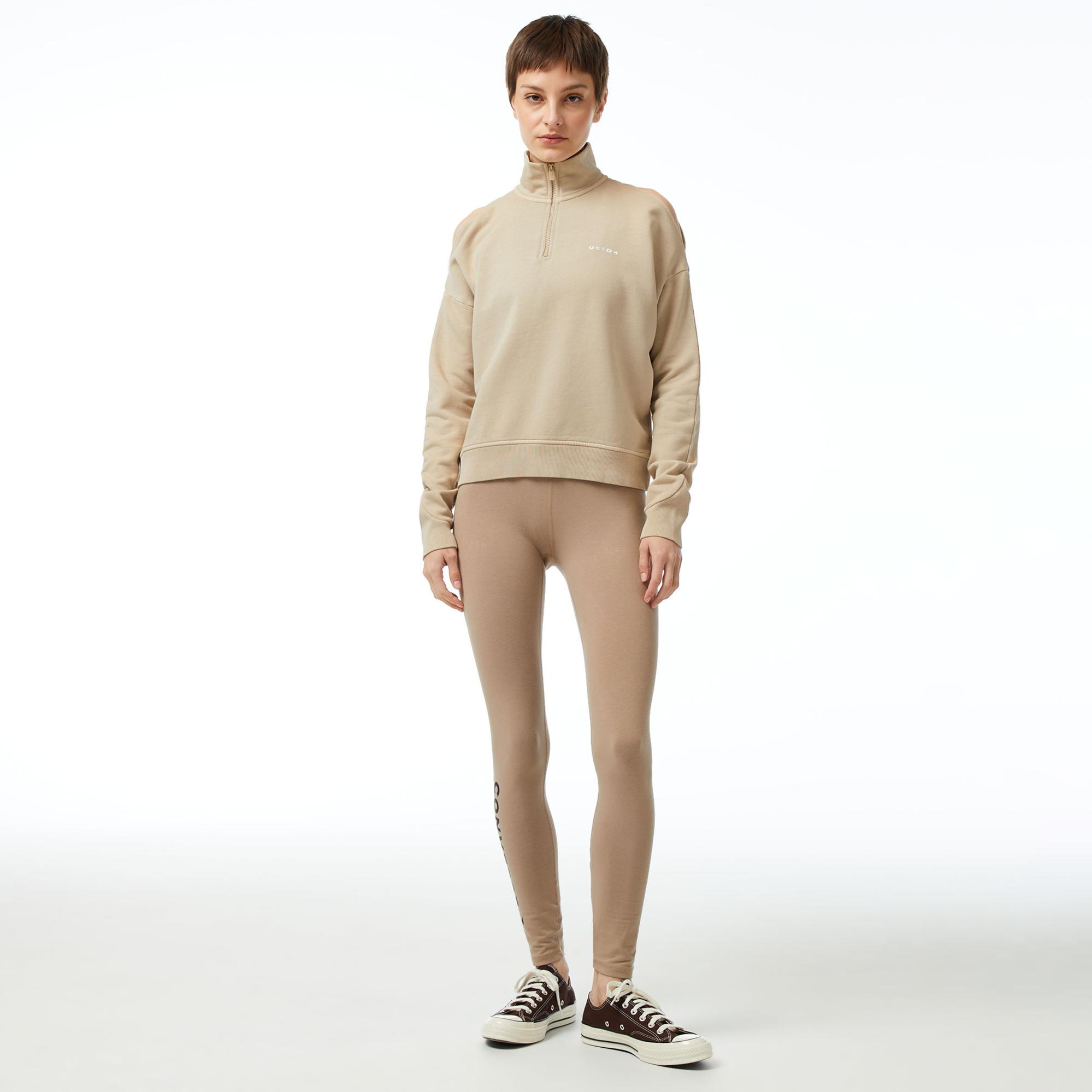 UNITED4 Kadın Krem Sweatshirt