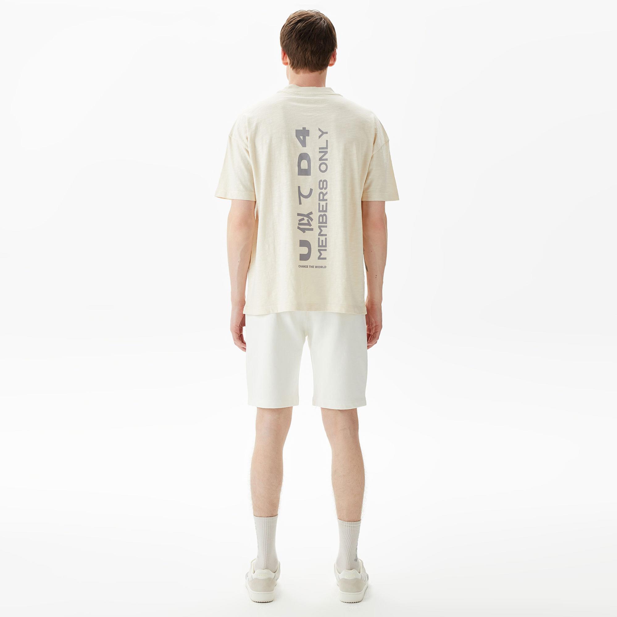 UNITED4 Erkek Beyaz Şort