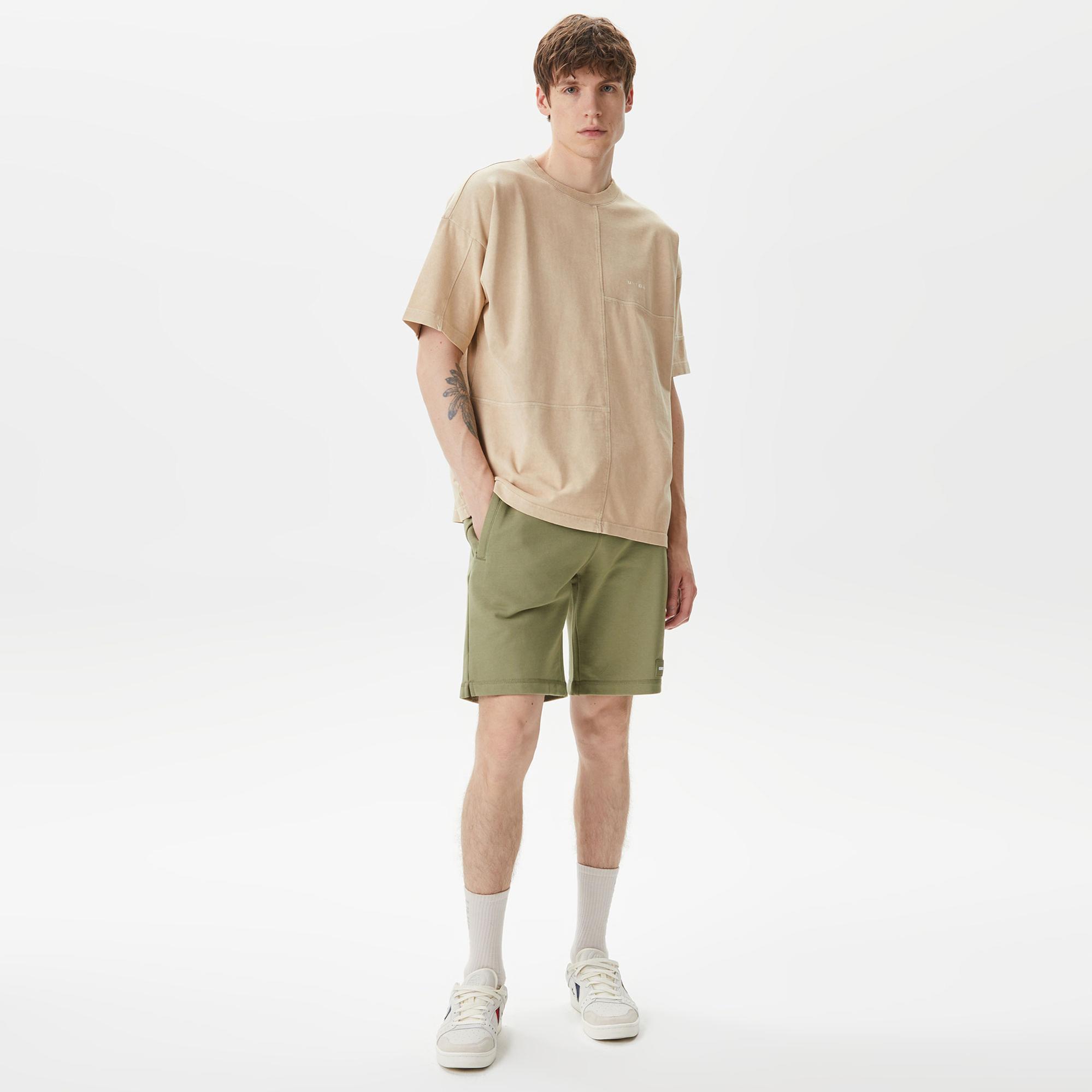 UNITED4 Erkek Bej T-Shirt