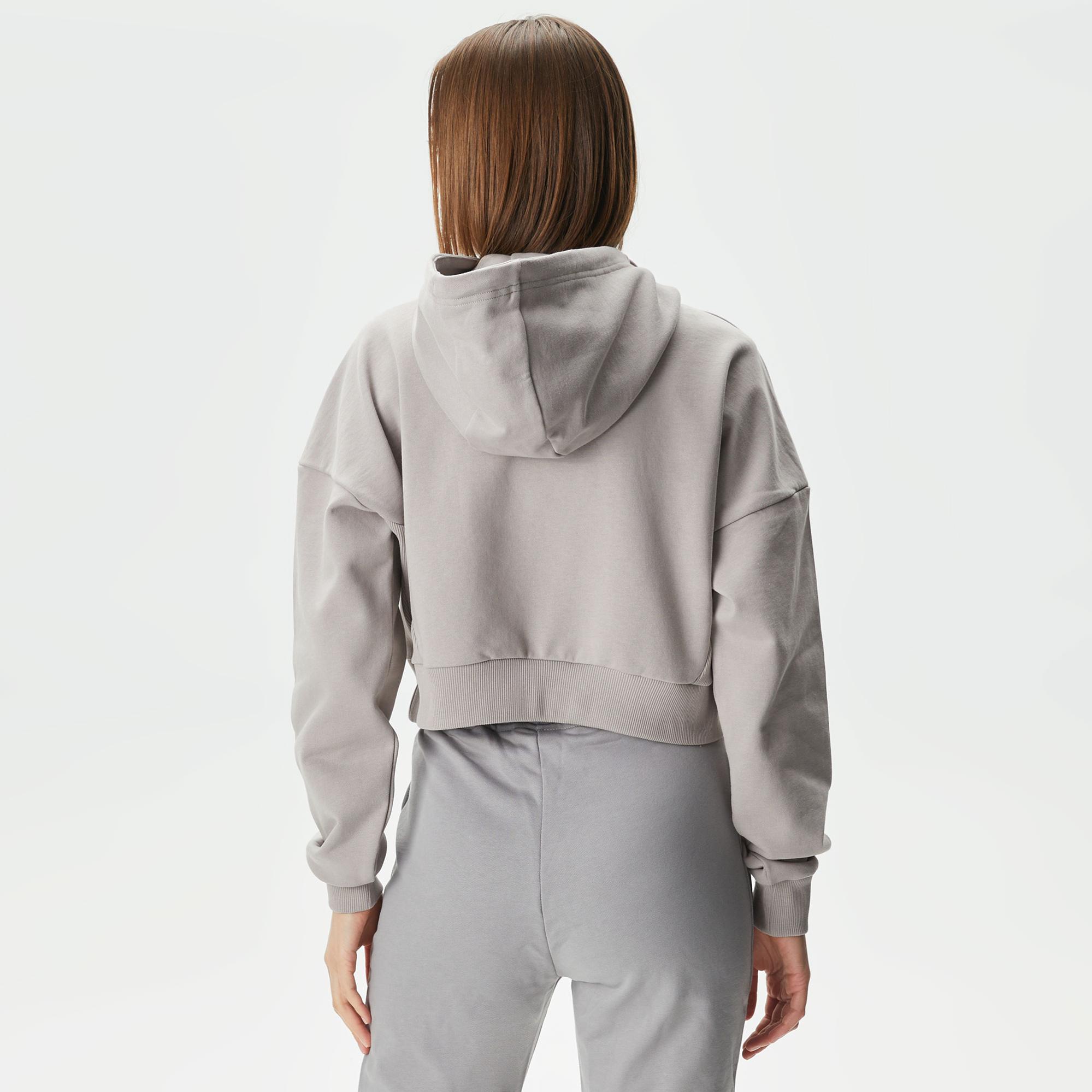 UNITED4 Kadın Gri Sweatshirt