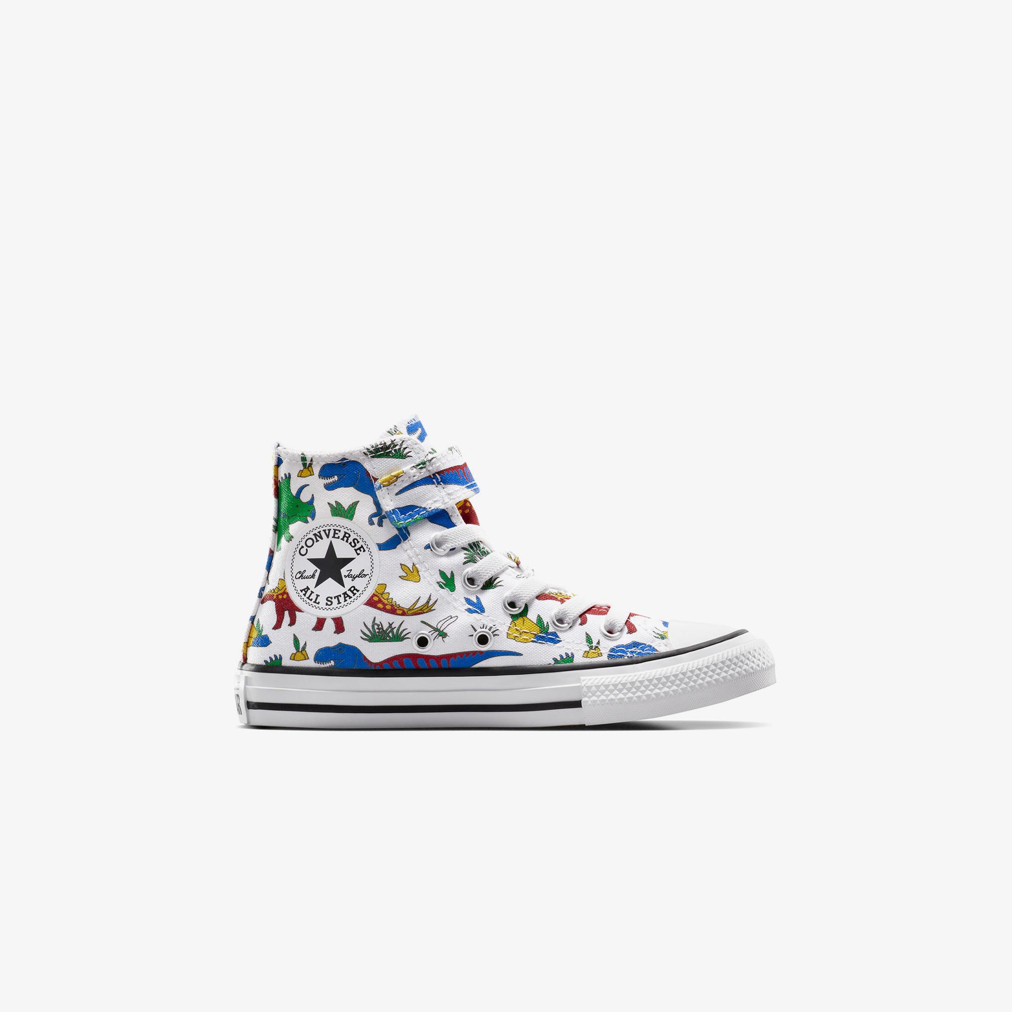Converse Chuck Taylor All Star Dino Party Easy On Çocuk Beyaz/Kırmızı Sneaker