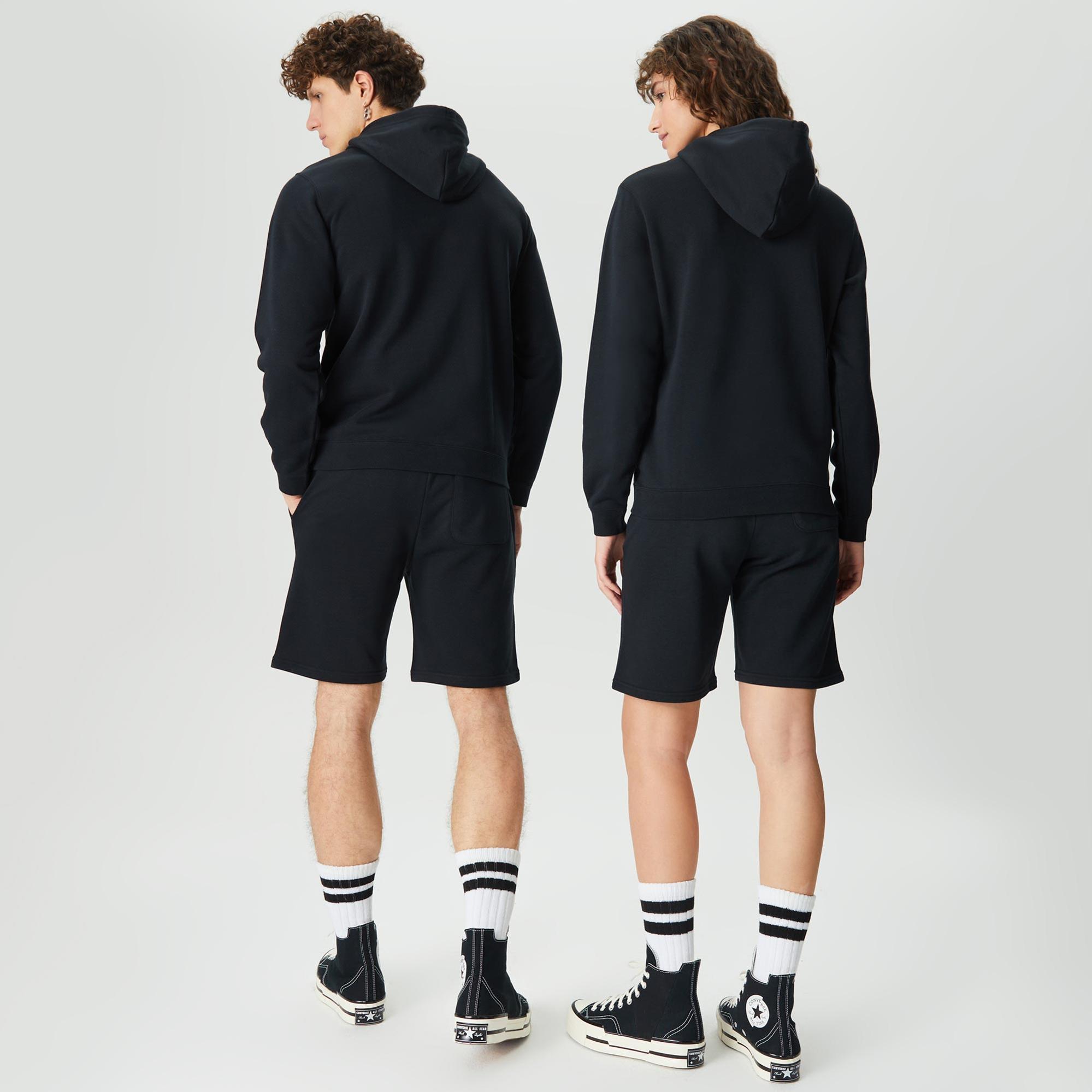 Converse Go-To Unisex Kapüşonlu Siyah Hoodie