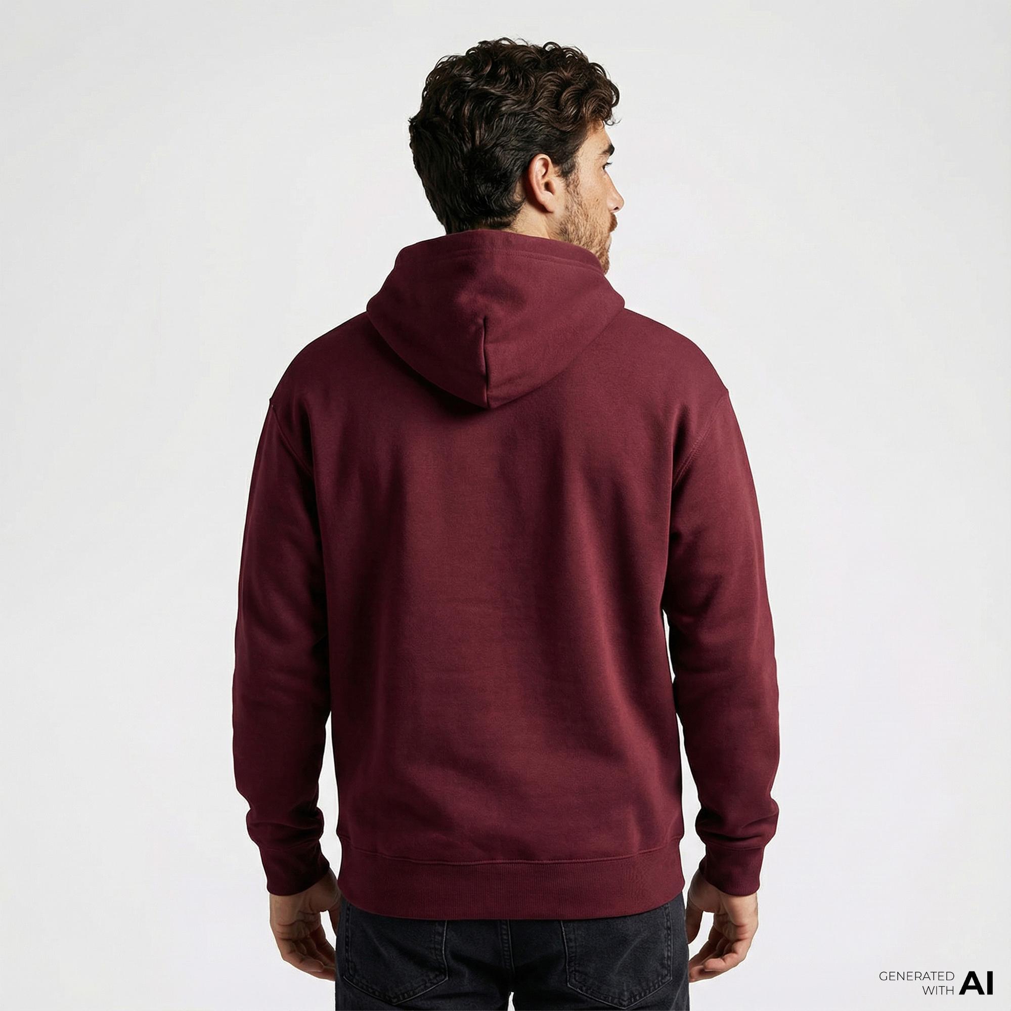 Converse Cons Erkek Bordo Hoodie