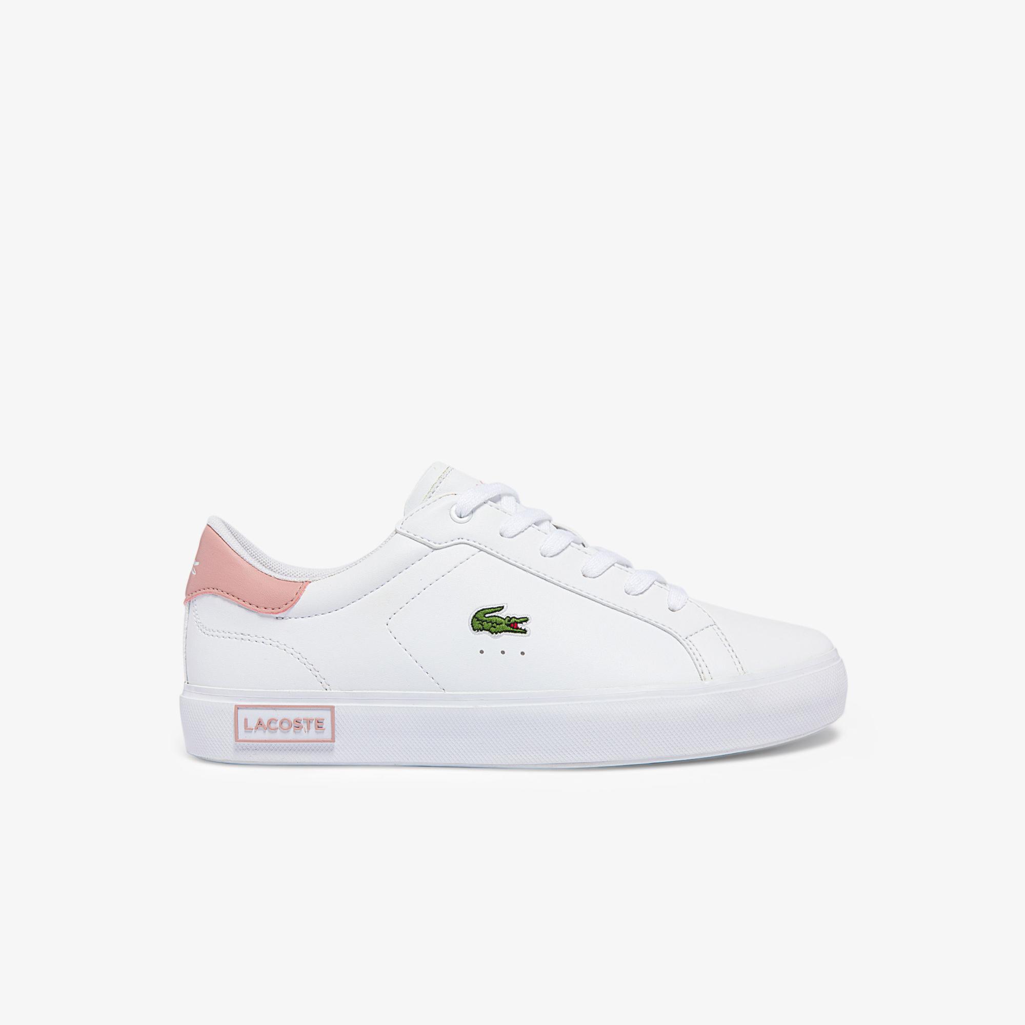 Lacoste Powercourt Çocuk Beyaz Sneaker
