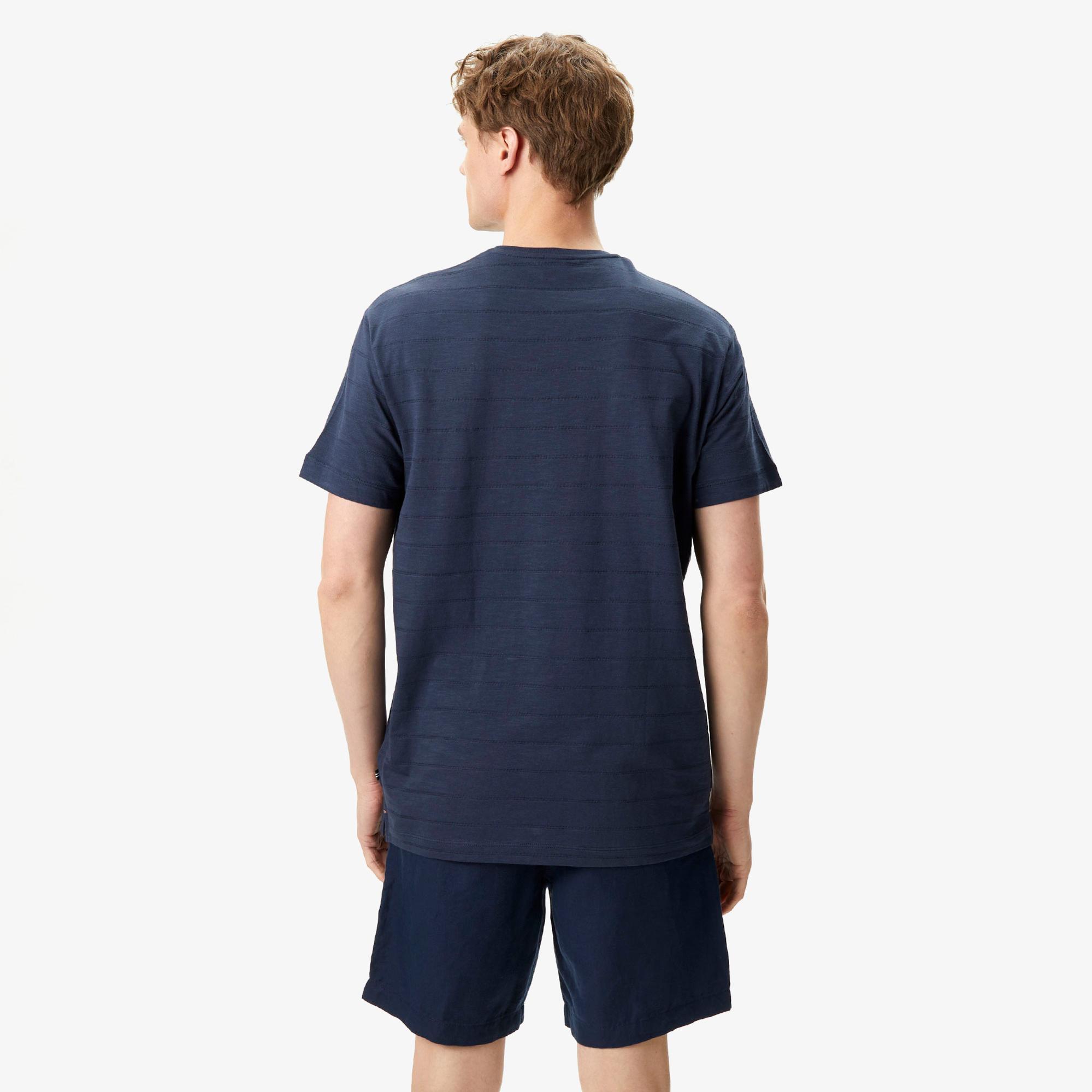 Nautica Erkek Lacivert Standart Fit T-Shirt