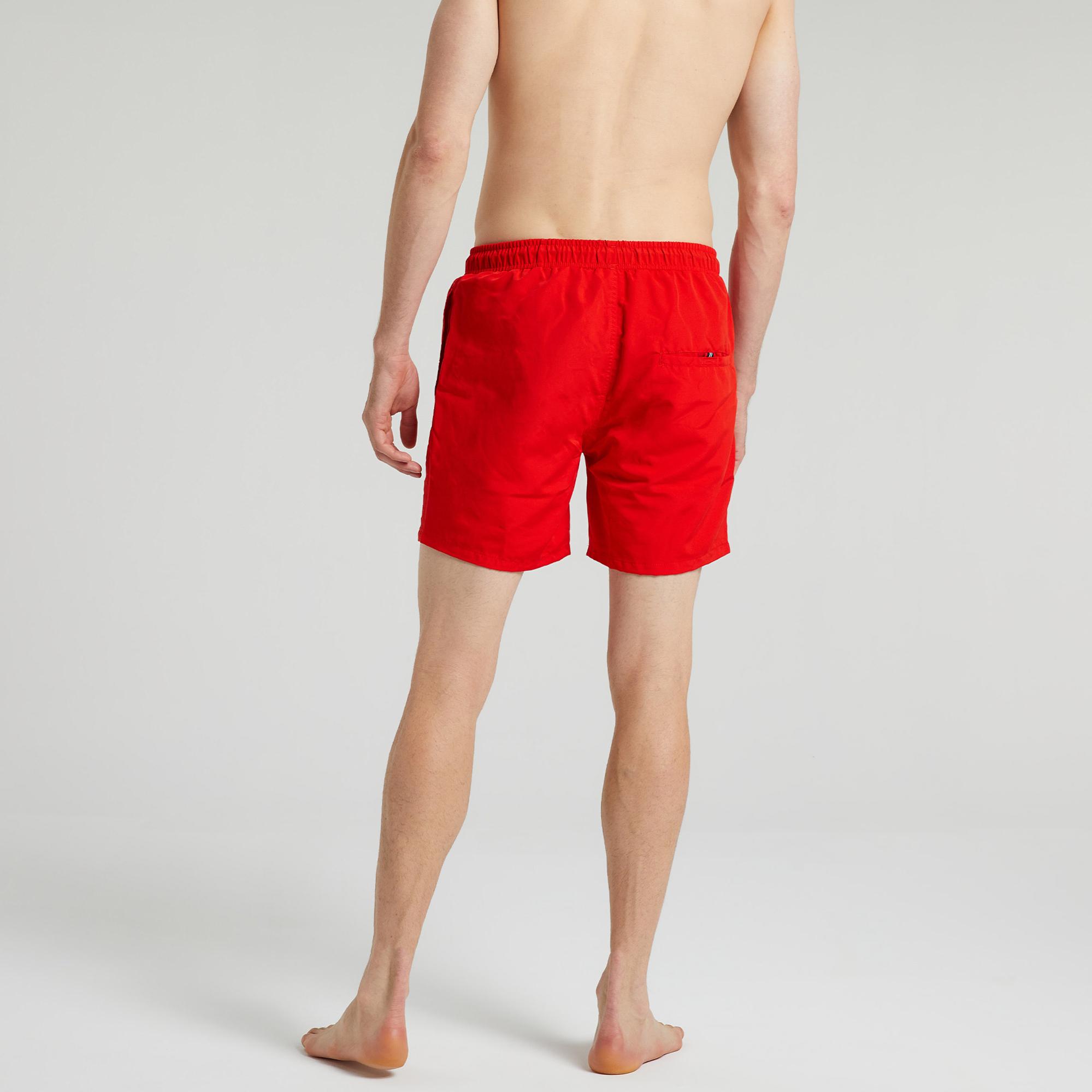Nautica Erkek Kırmızı Standart Fit Deniz Şortu