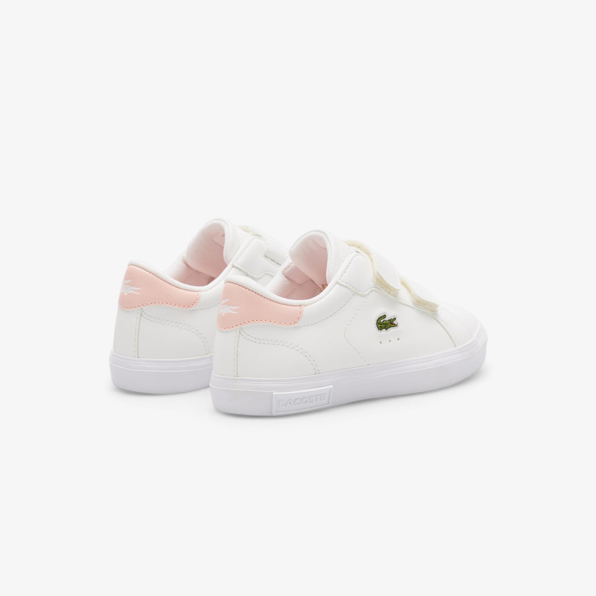 Lacoste Powercourt Çocuk Beyaz Sneaker