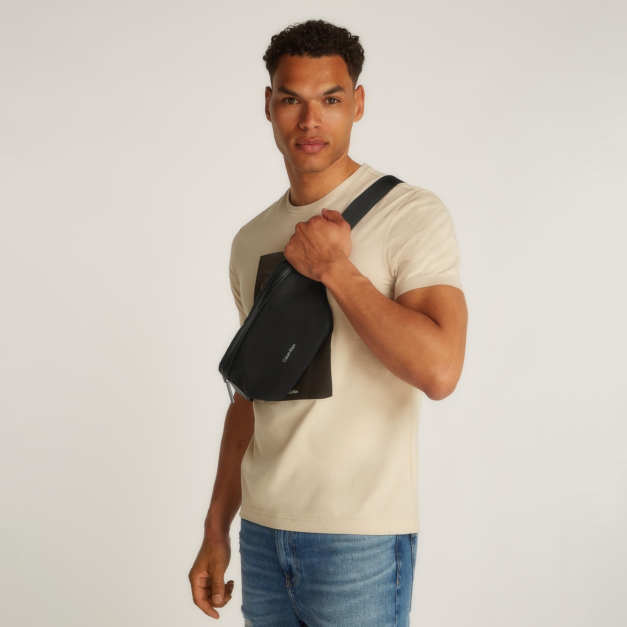 Calvin Klein Erkek Siyah Bel Çantası