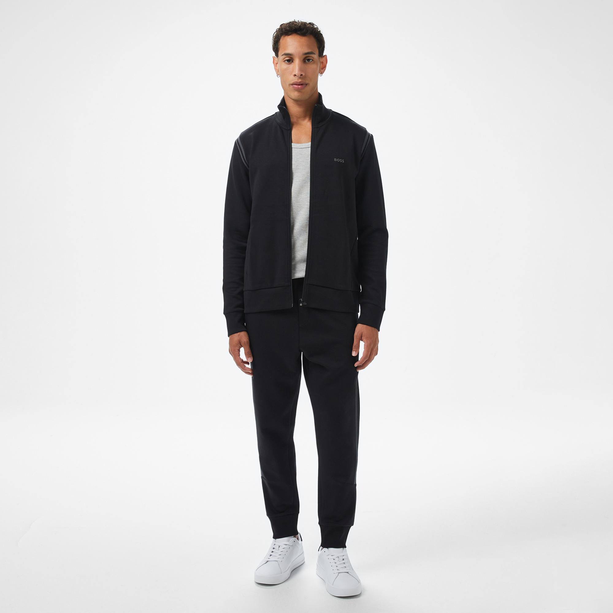 Boss Erkek Siyah Sweatshirt