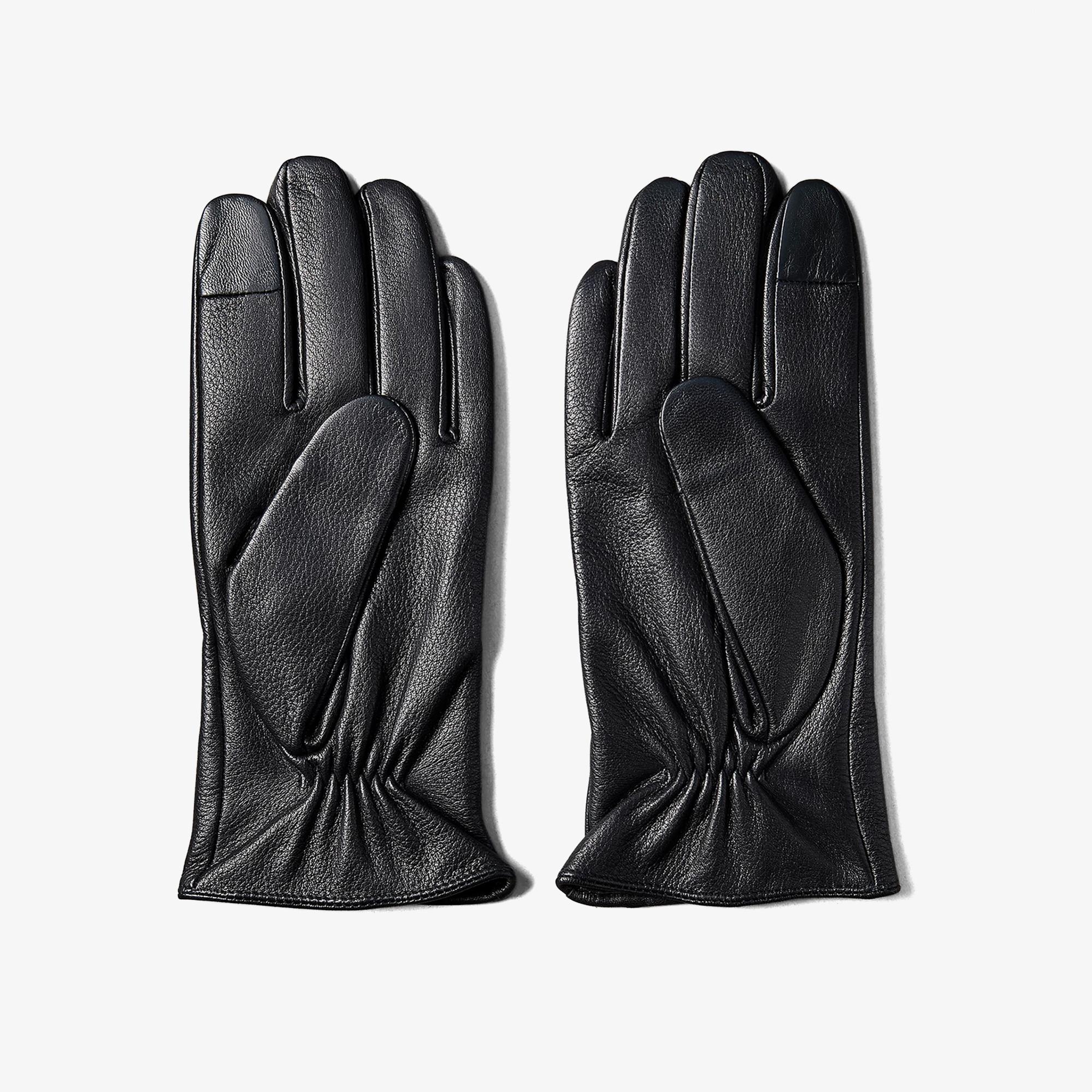 Calvin Klein Classic Pebble Erkek Siyah Eldiven