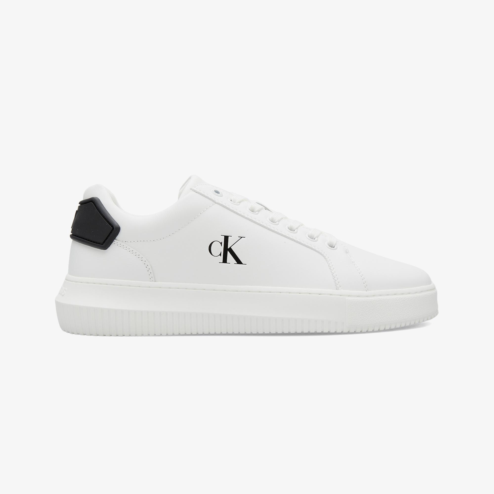 Calvin Klein Chunky Cupsole Patch Erkek Beyaz Sneaker