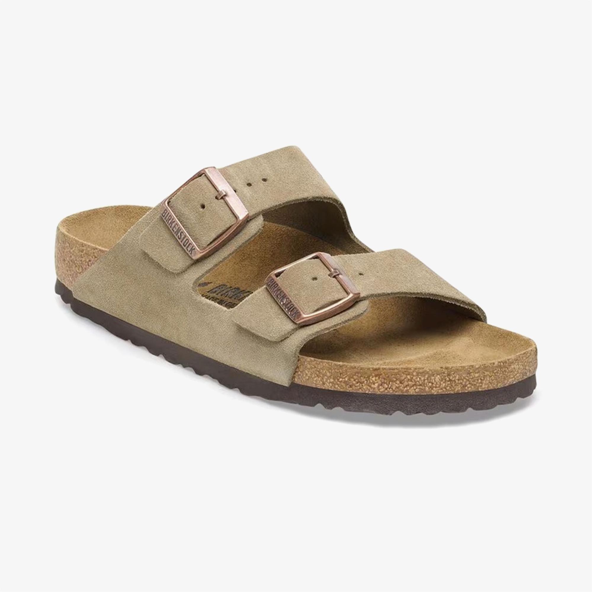 Birkenstock Arizona VL Süet Unisex Kahverengi Terlik