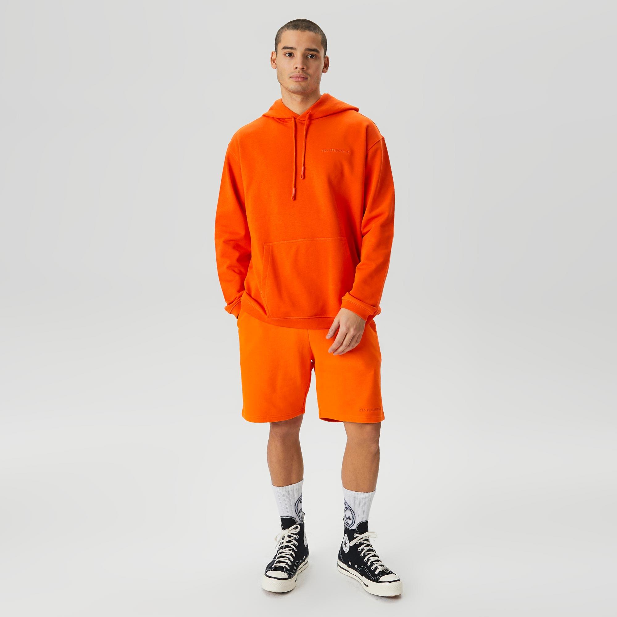 Les Benjamins Hoodie 304 Erkek Turuncu Sweatshirt