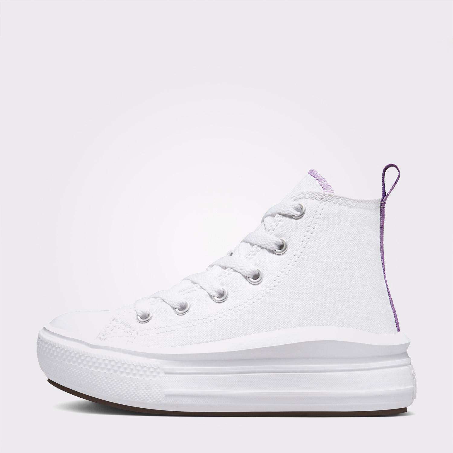 Converse Chuck Taylor All Star Move Çocuk Beyaz Platform Sneaker