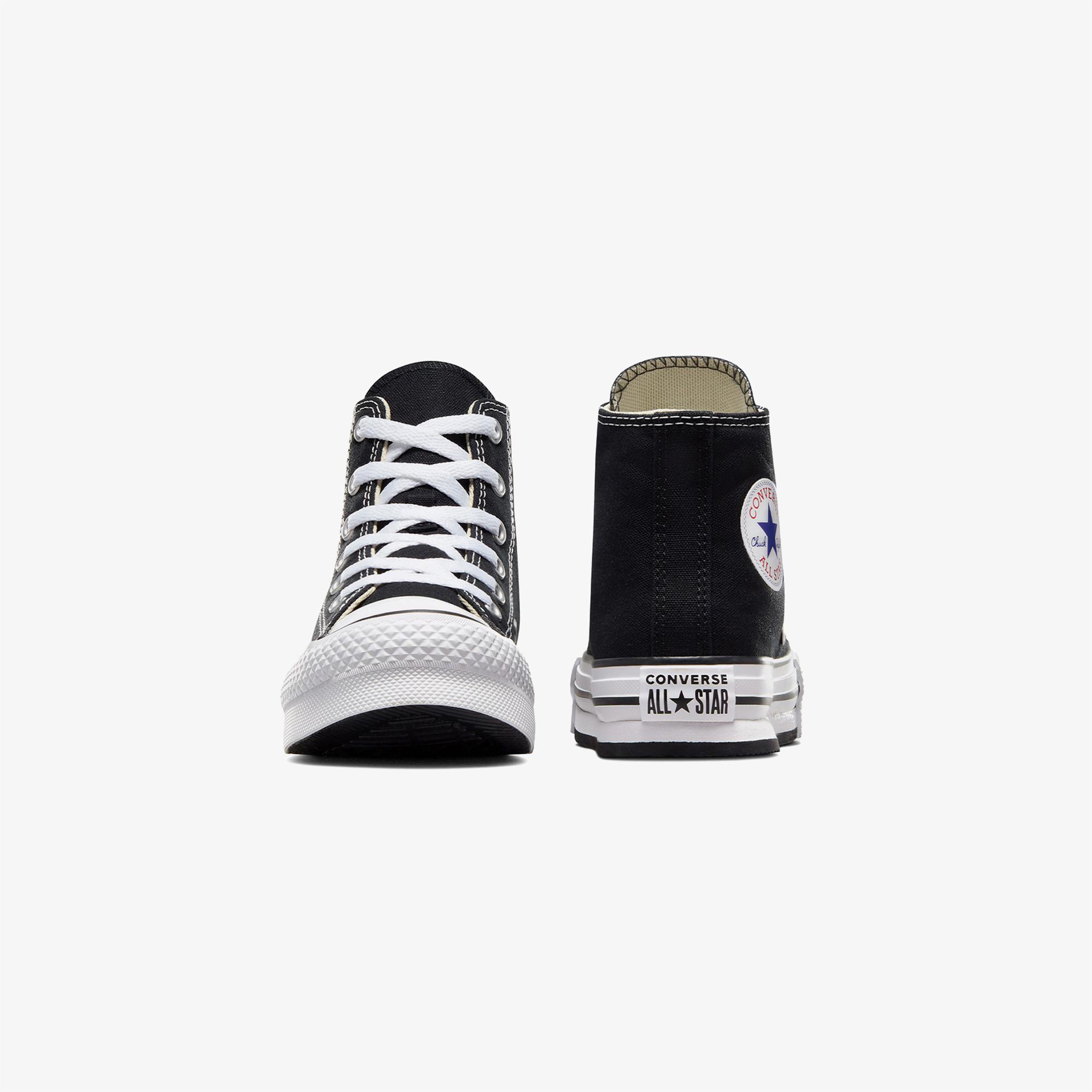 Converse Chuck Taylor All Star Eva Lift Çocuk Siyah Platform Sneaker