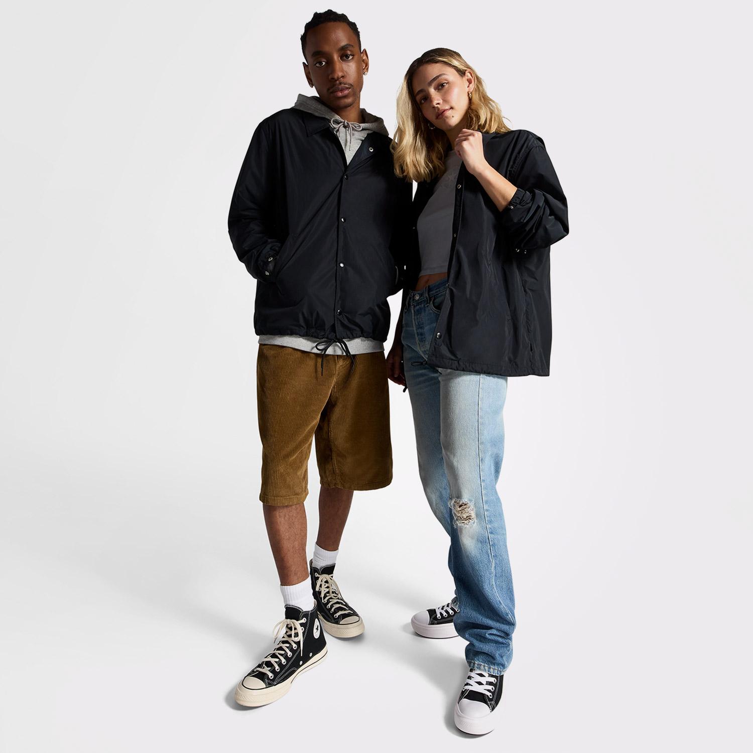 Converse Go-To Unisex Siyah Yağmurluk