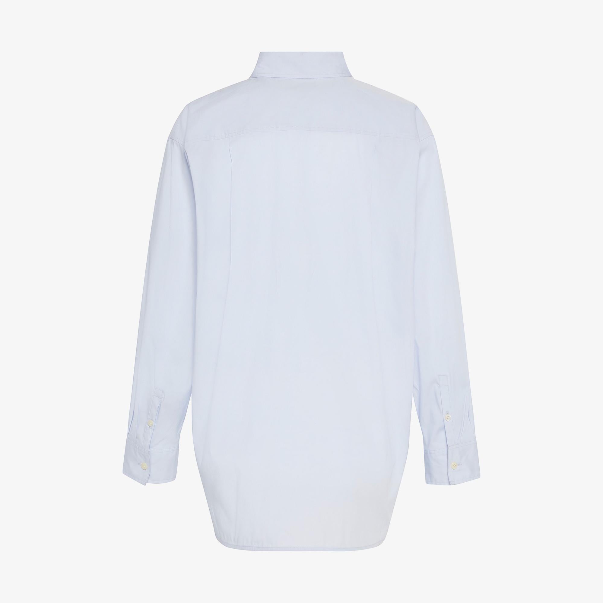 Calvin Klein Poplin Relaxed Kadın Mavi Gömlek