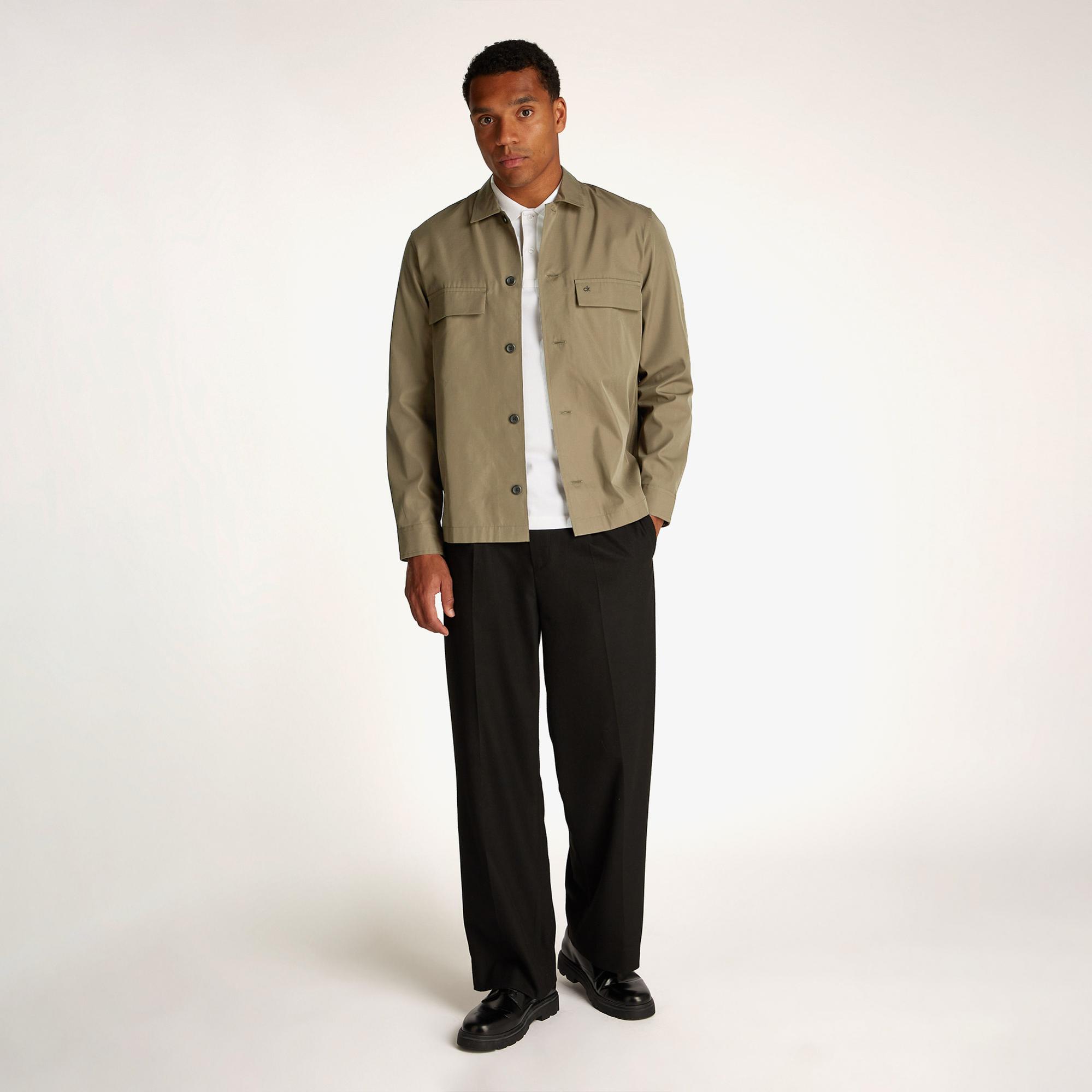 Calvin Klein Erkek Gri Gömlek