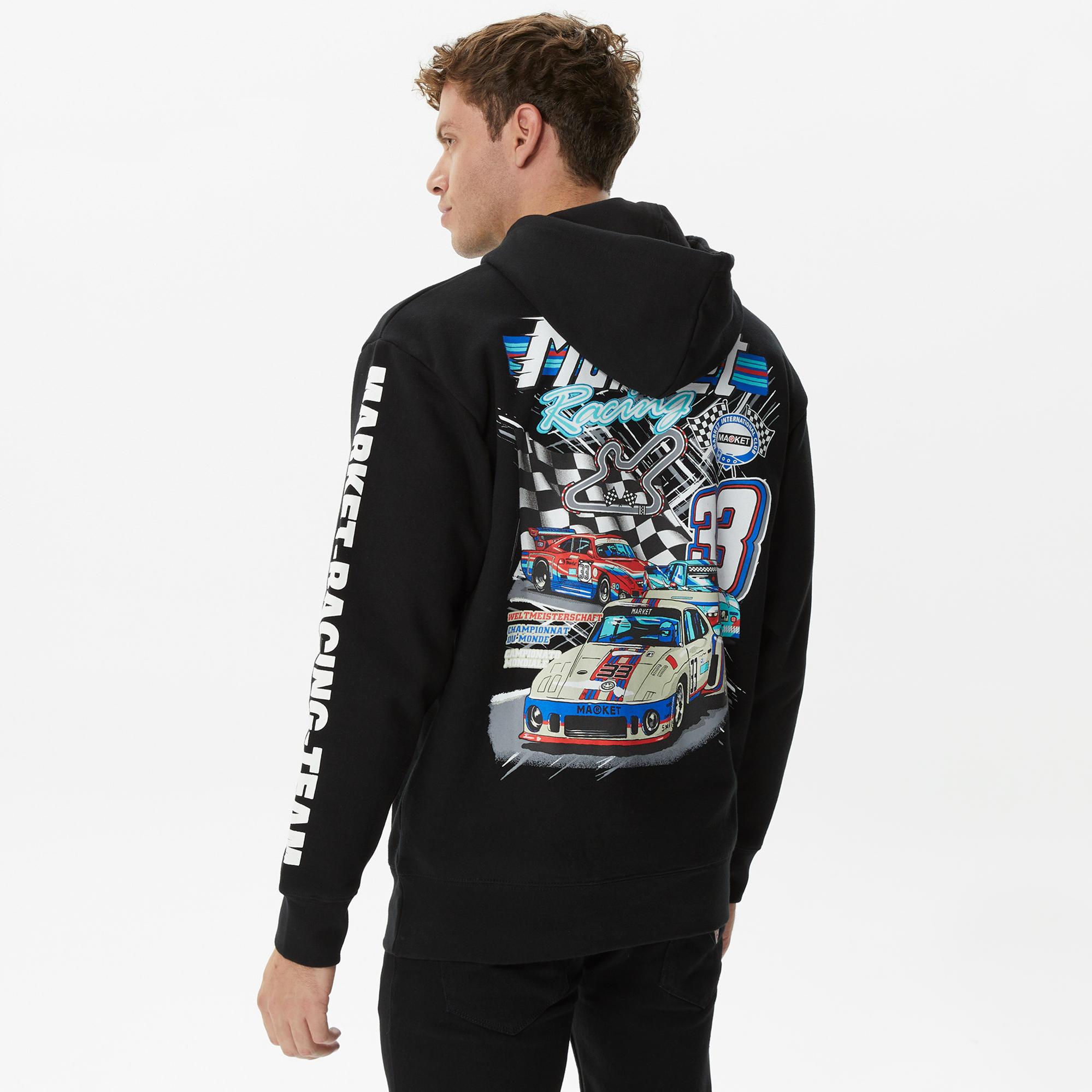 Market Group 5 Erkek Siyah Sweatshirt