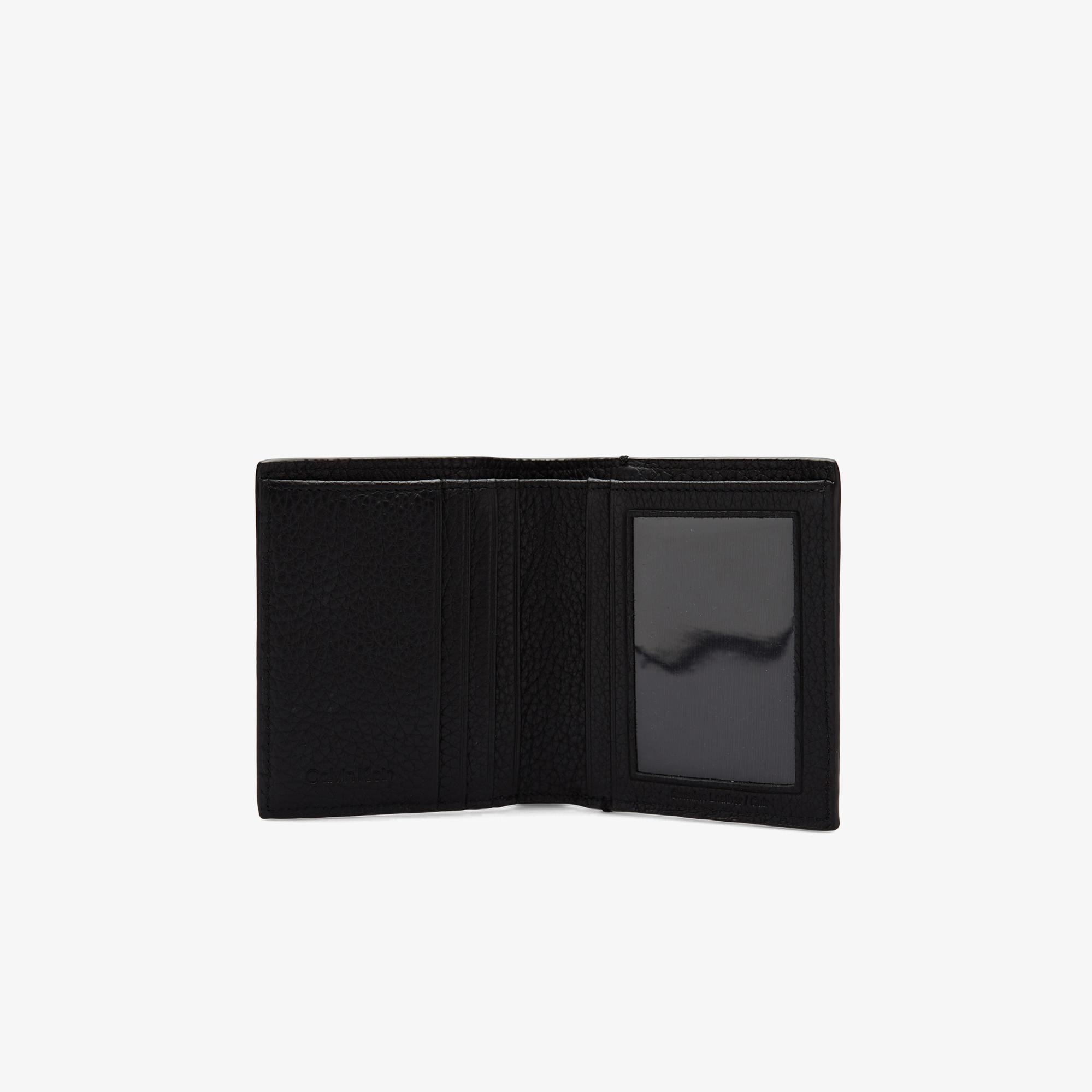 Calvin Klein Leather Erkek Siyah Cüzdan