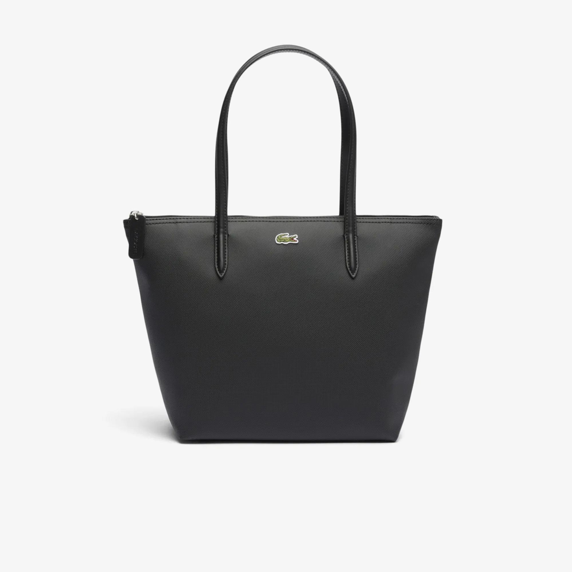 Lacoste Small L.12.12 Kadın Siyah Omuz Çantası