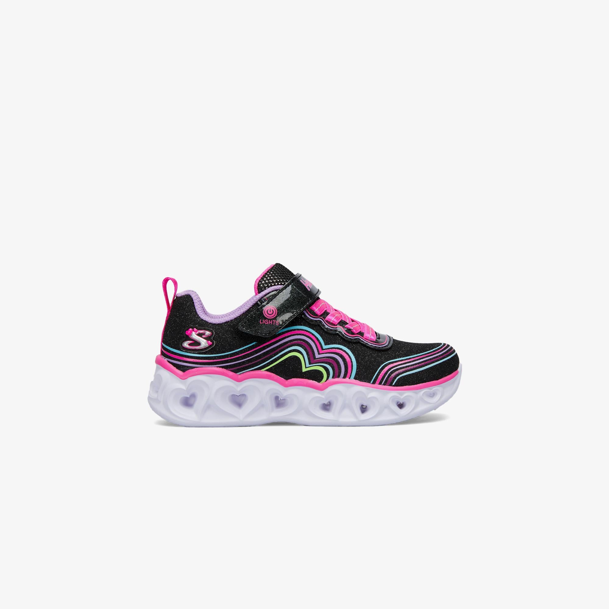 Skechers Heart Lights Çocuk Siyah Spor Ayakkabı