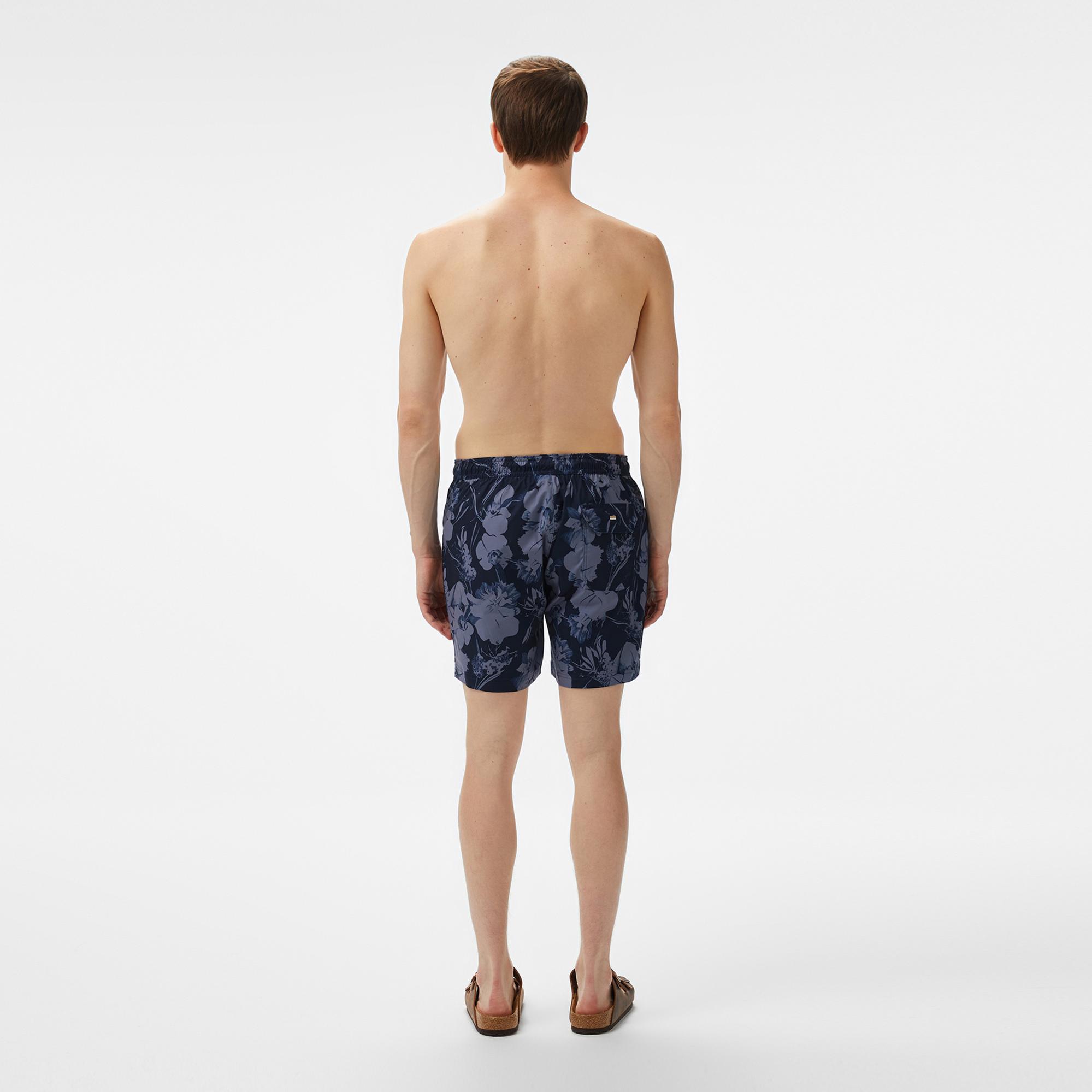 Boss Alain Erkek Lacivert Mayo Şort