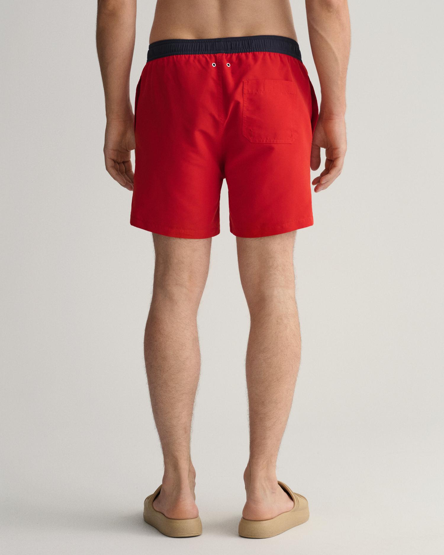 GANT Erkek Kırmızı Mayo Şort