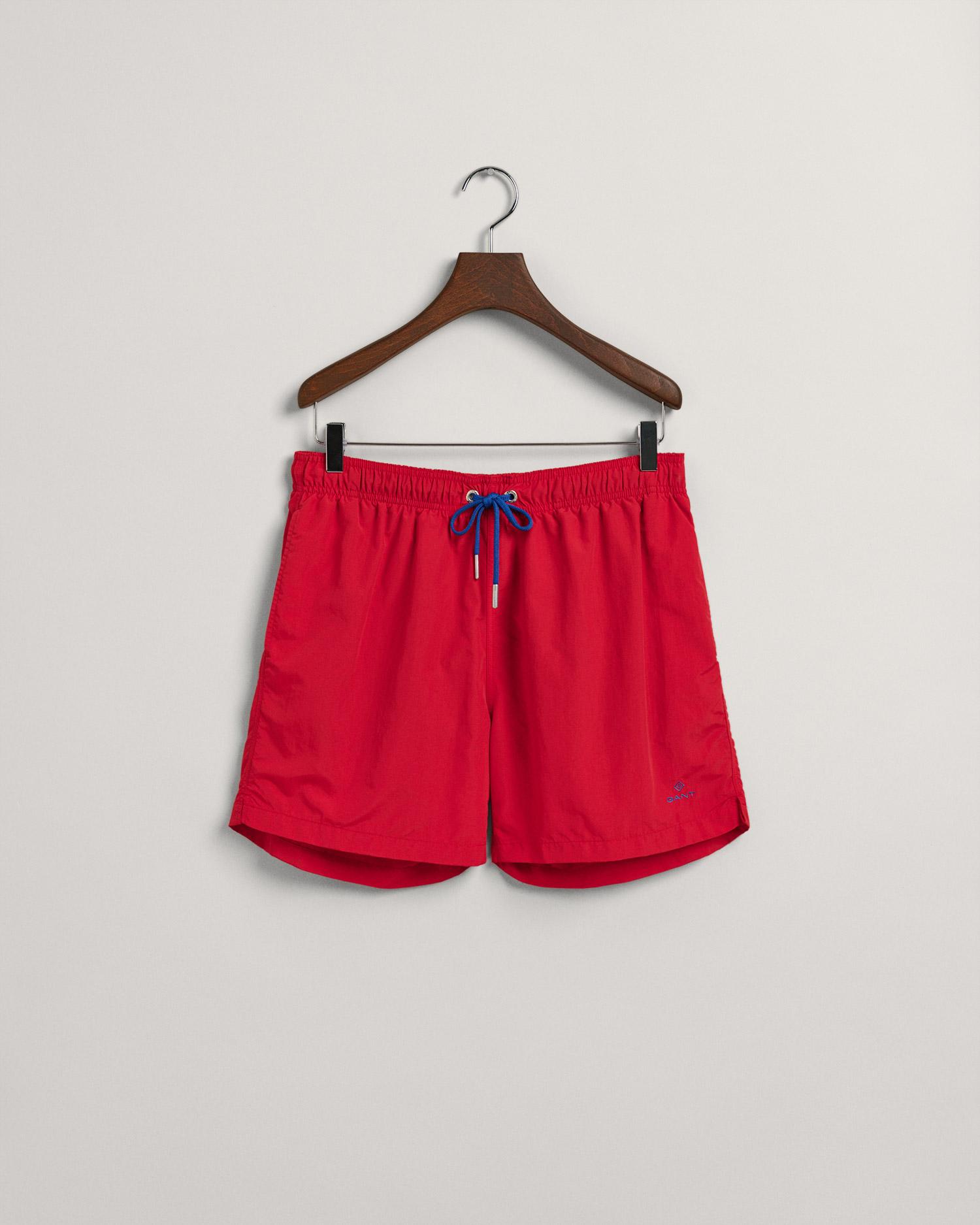 GANT Erkek Kırmızı Mayo Şort