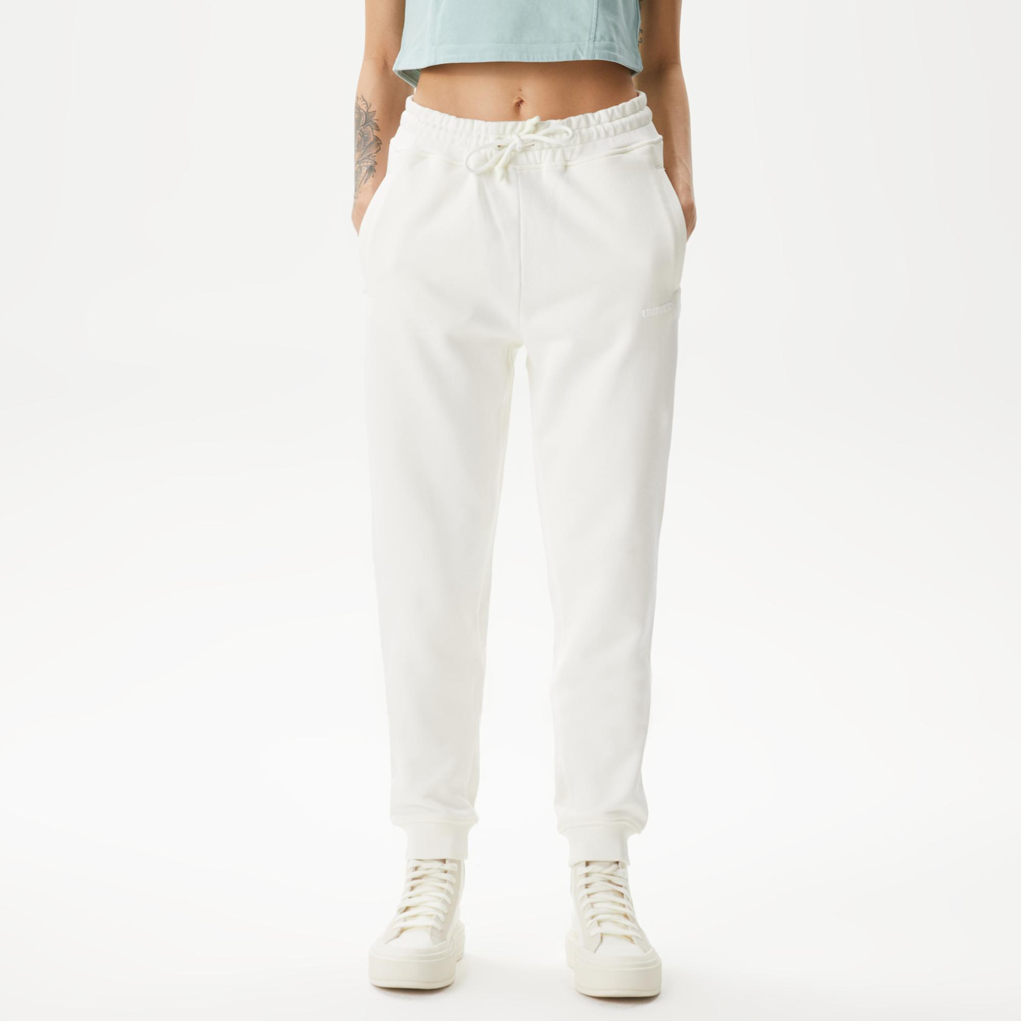 UNITED4 Kadın Beyaz Eşofman Altı