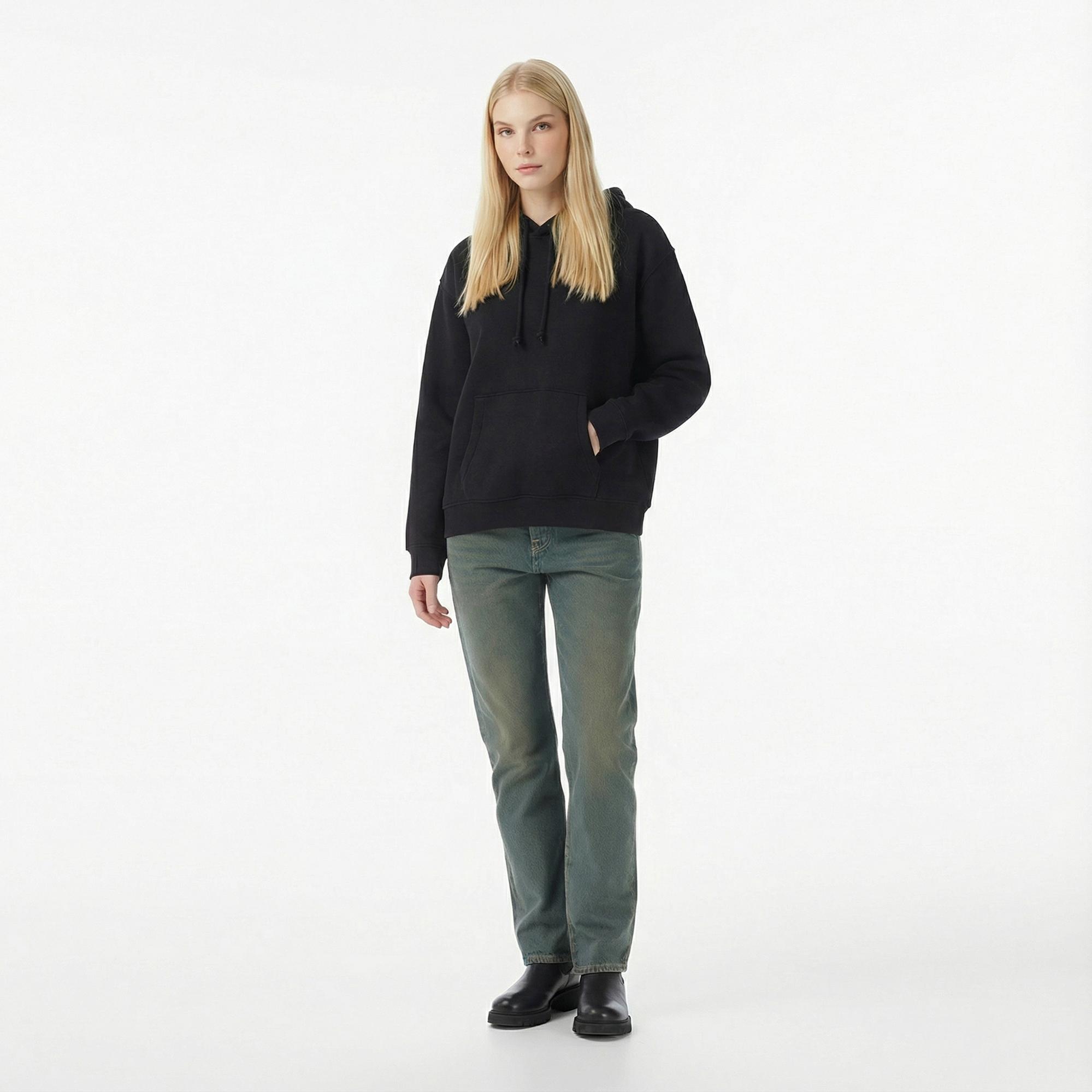 Levi'S Everyday Caviar Kadın Siyah Sweatshirt