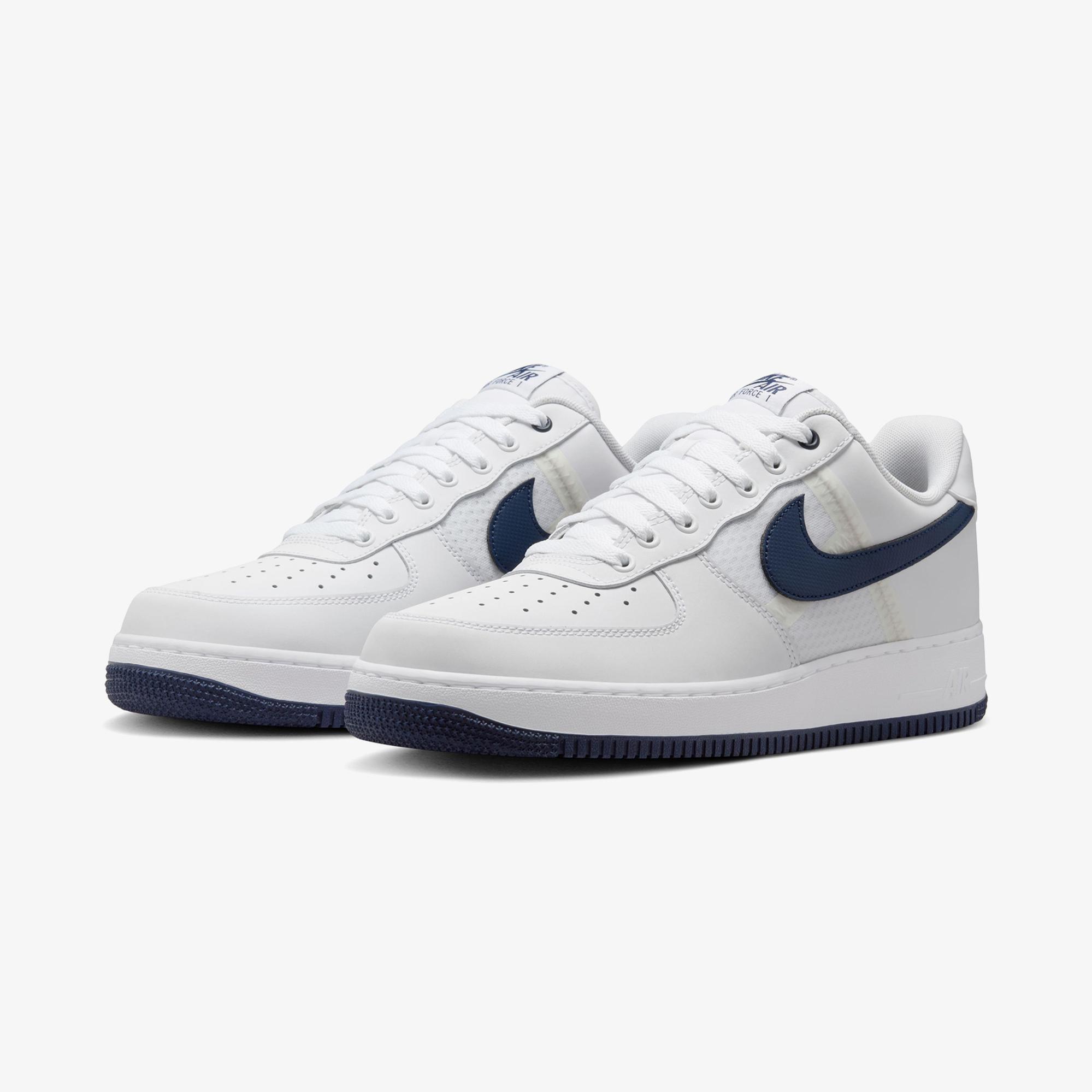 Nike Air Force 1 '07 LV8 Erkek Beyaz Spor Ayakkabı