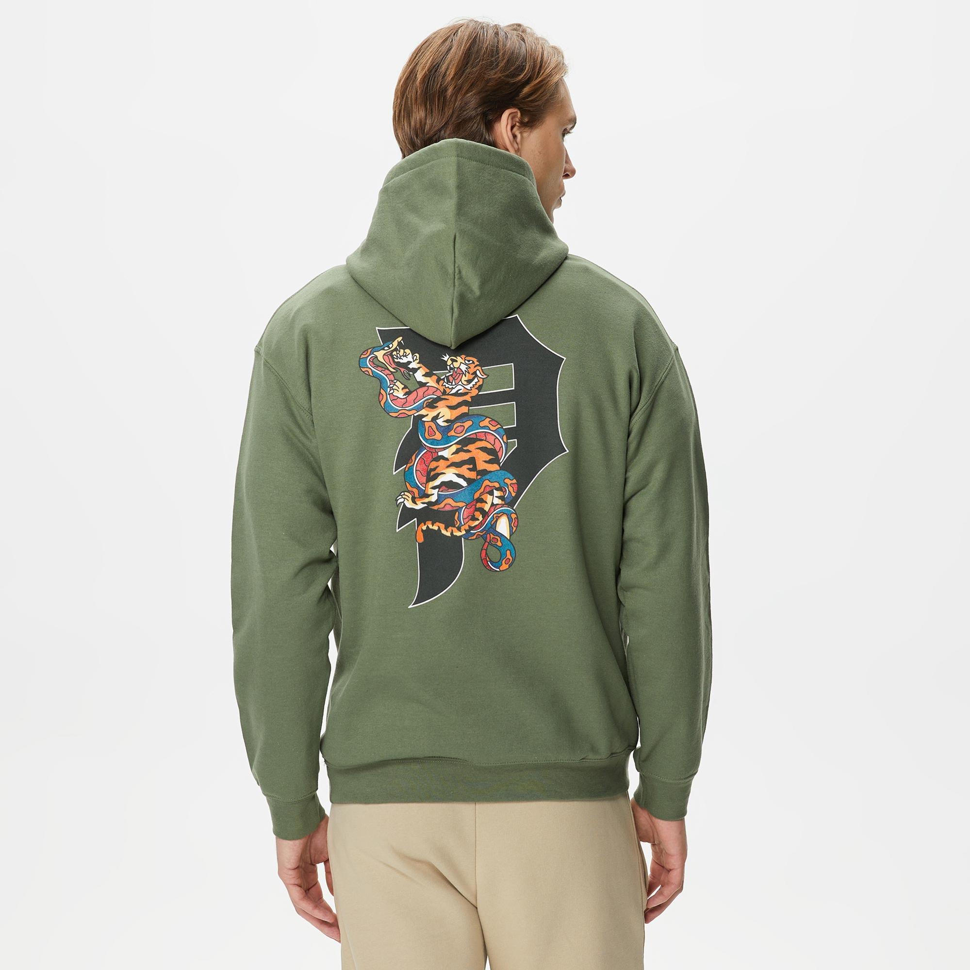 Primitive Tangle Erkek Yeşil Hoodie