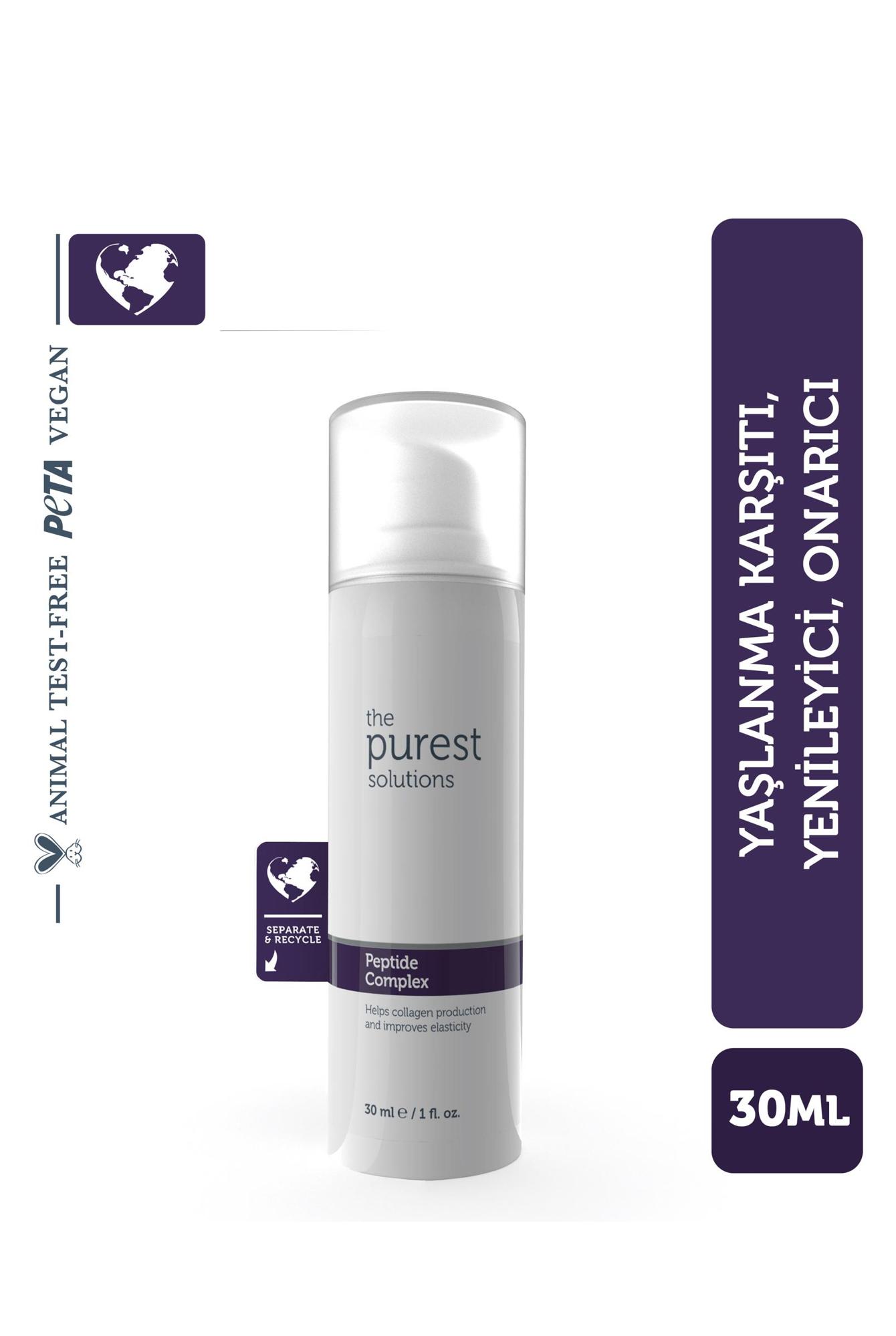 The Purest Solutions Peptit Içerikli Yaşlanma Karşıtı Cilt Bakım Serumu 30 ML