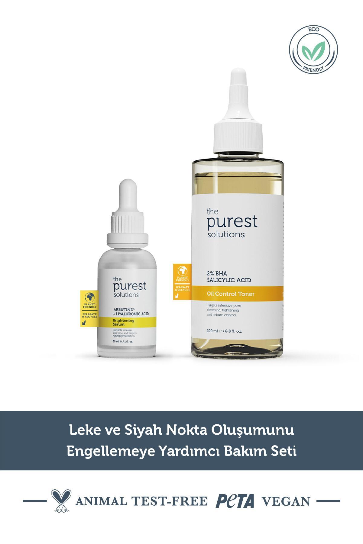 The Purest Solutions Leke ve siyah nokta oluşumunu engellemeye yardımcı bakım seti