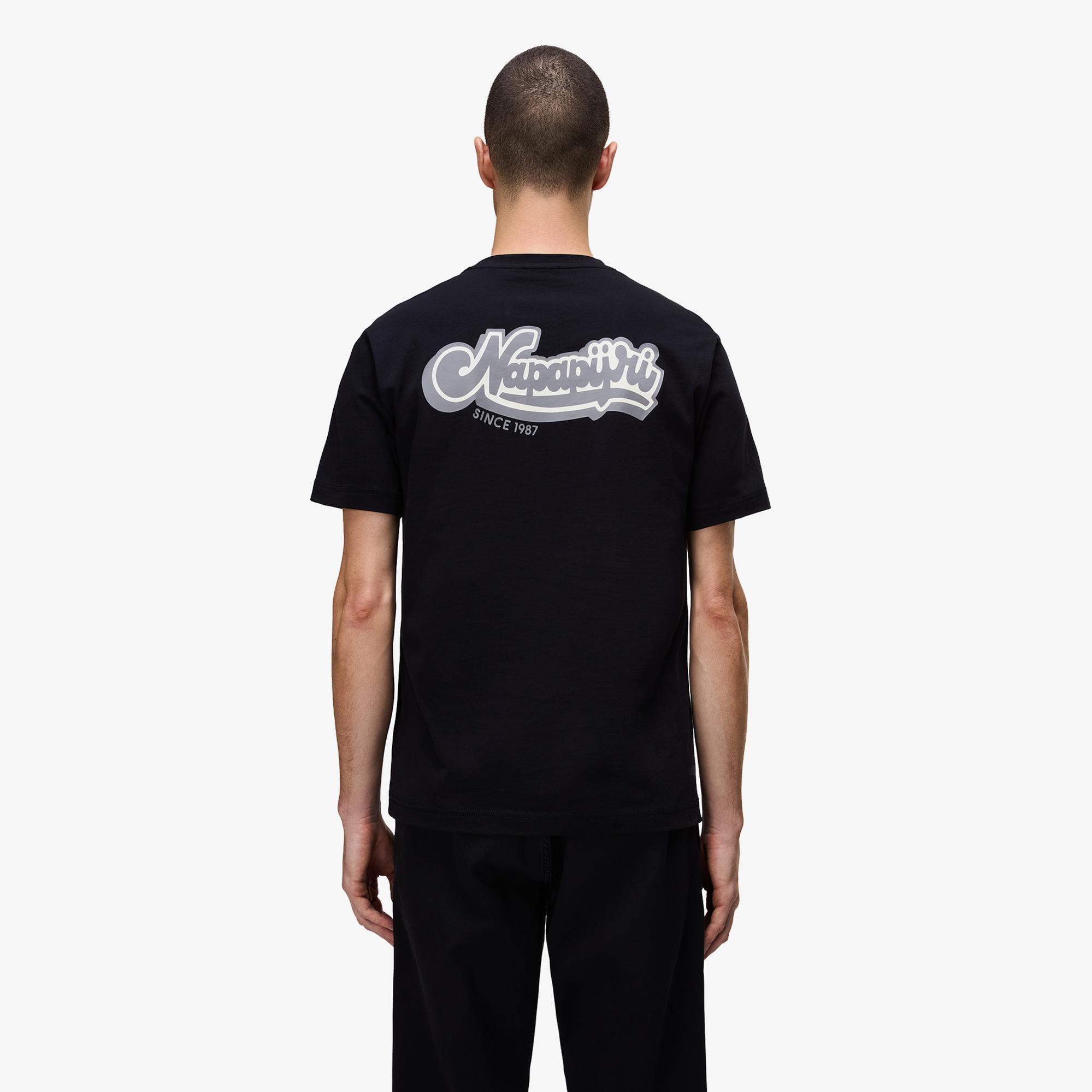 Napapijri S-Zinc Erkek Siyah T-Shirt