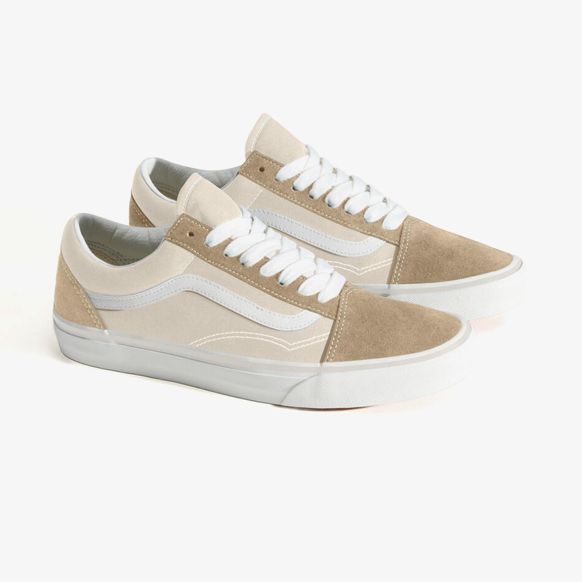 Vans Old Skool Unisex Krem Sneaker