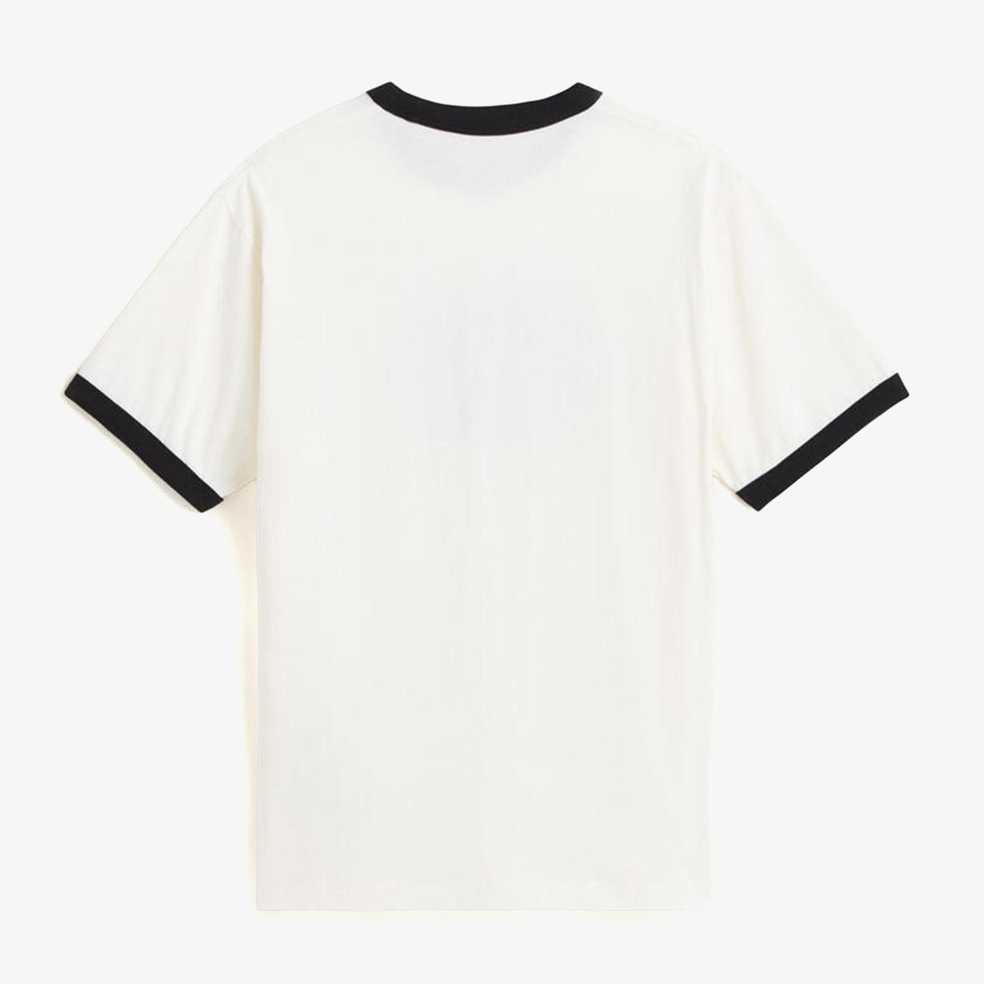 Vans Center Chest Ringer Erkek Beyaz T-Shirt