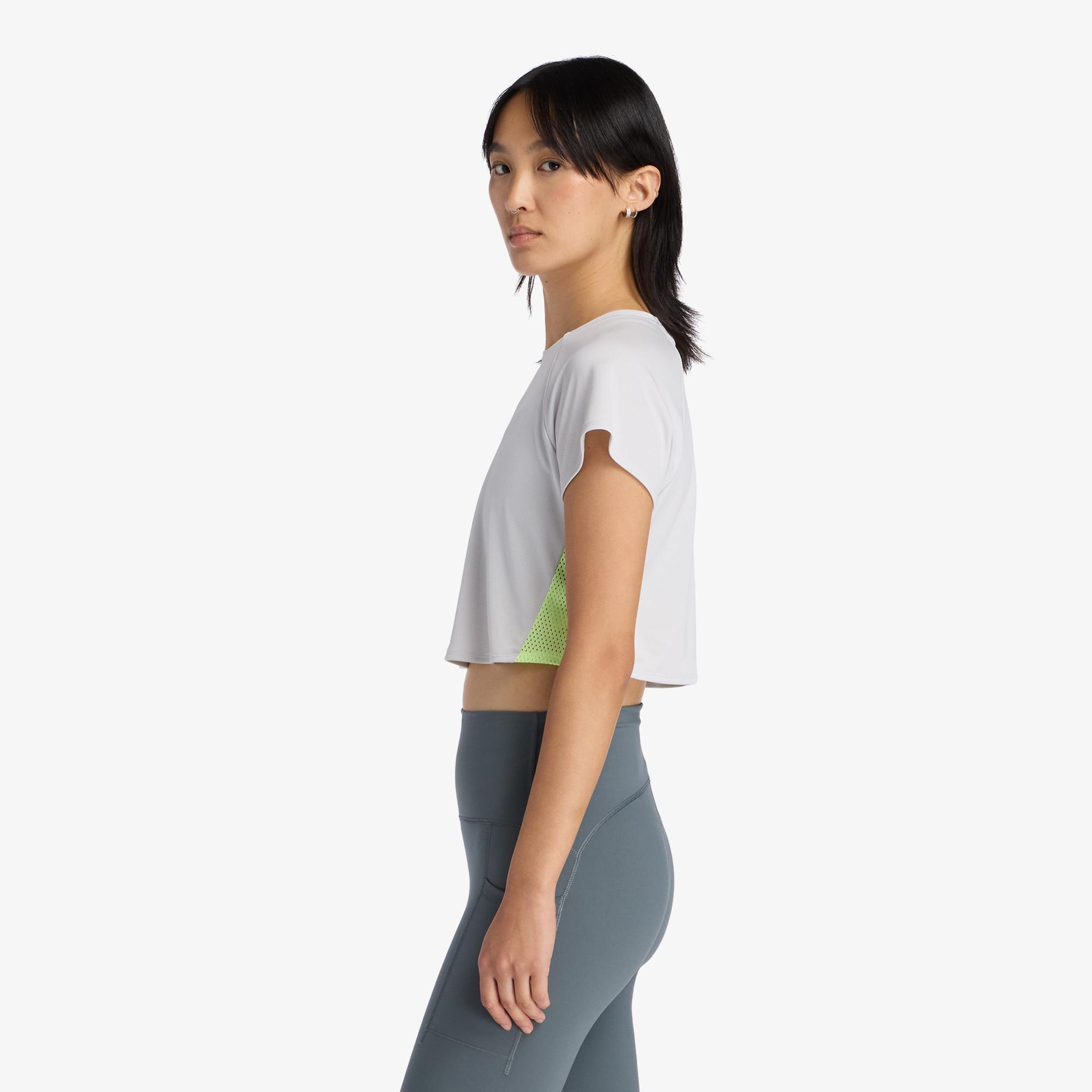 New Balance Fast Days Kadın Gri T-Shirt