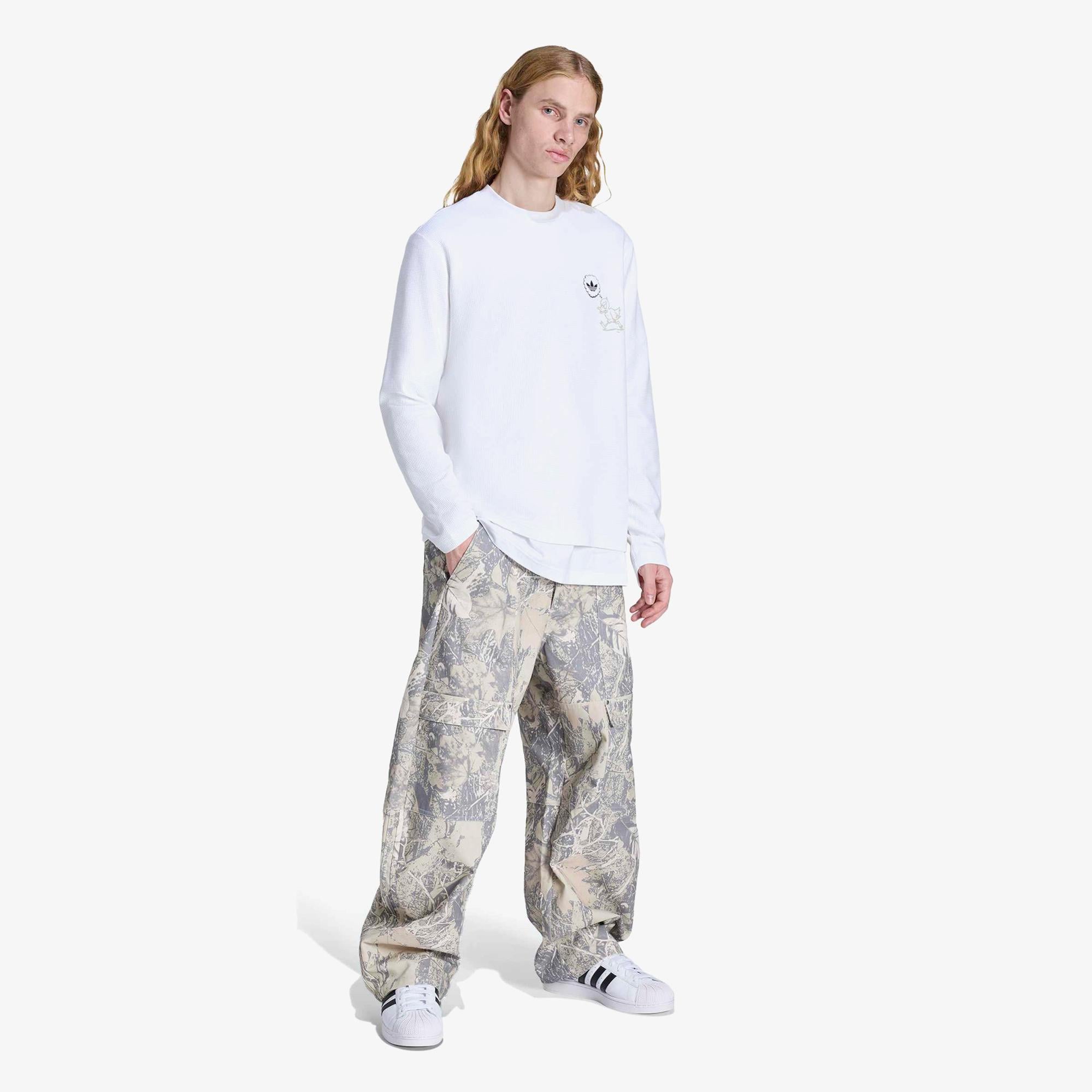 adidas Cargo orkpant Erkek Bej Eşofman Altı