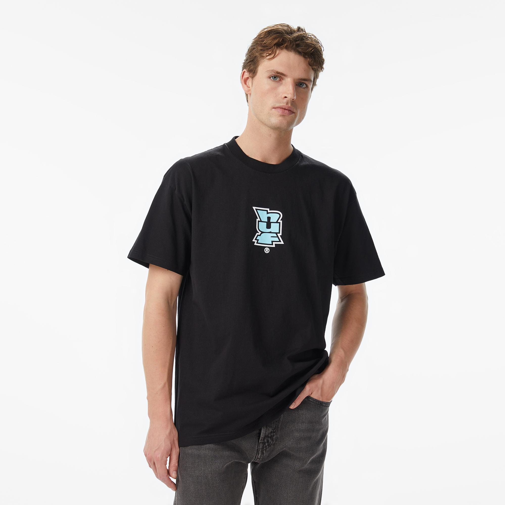 Huf Megablast Multi Erkek Siyah T-Shirt