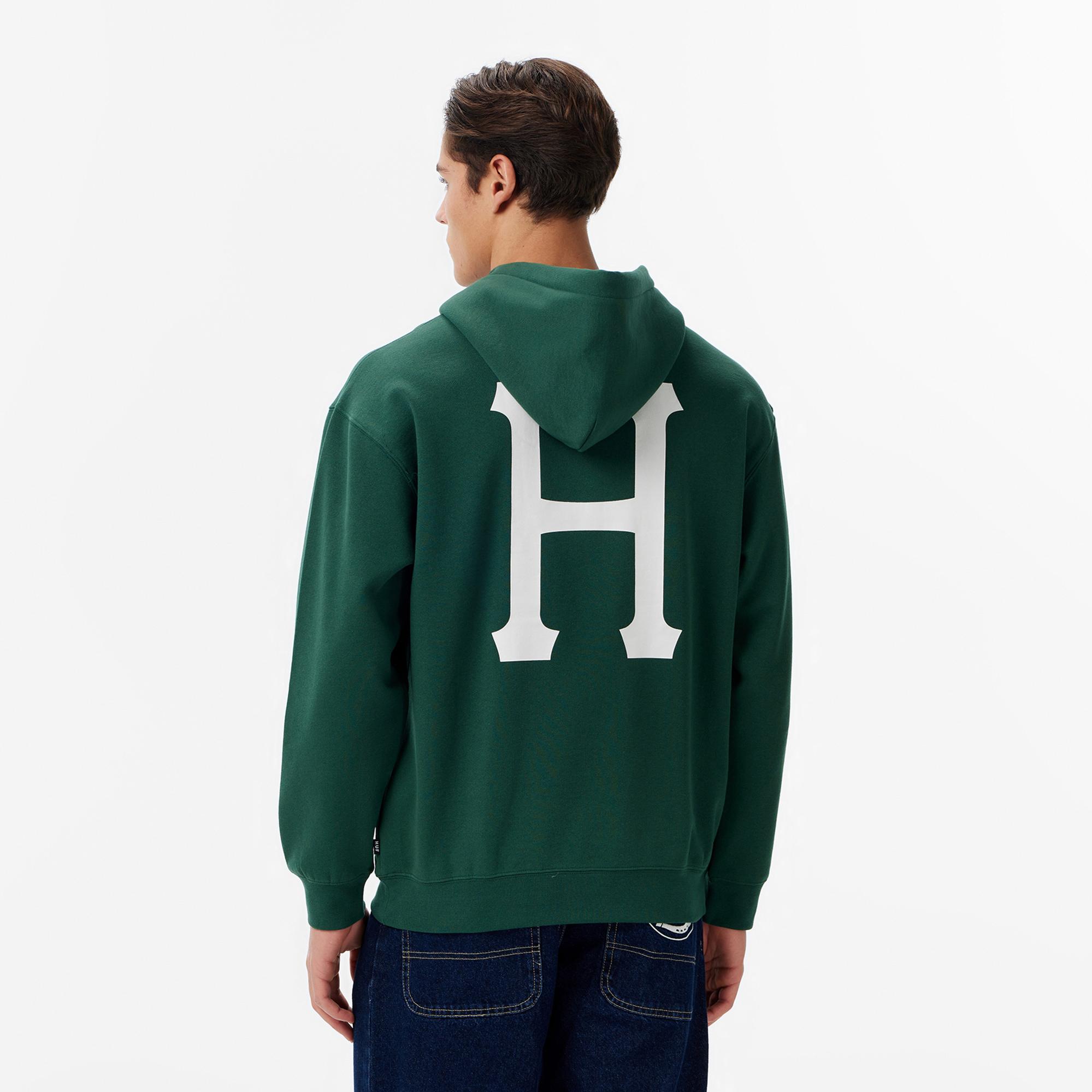 Huf Classic Pullover Erkek Yeşil Sweatshirt