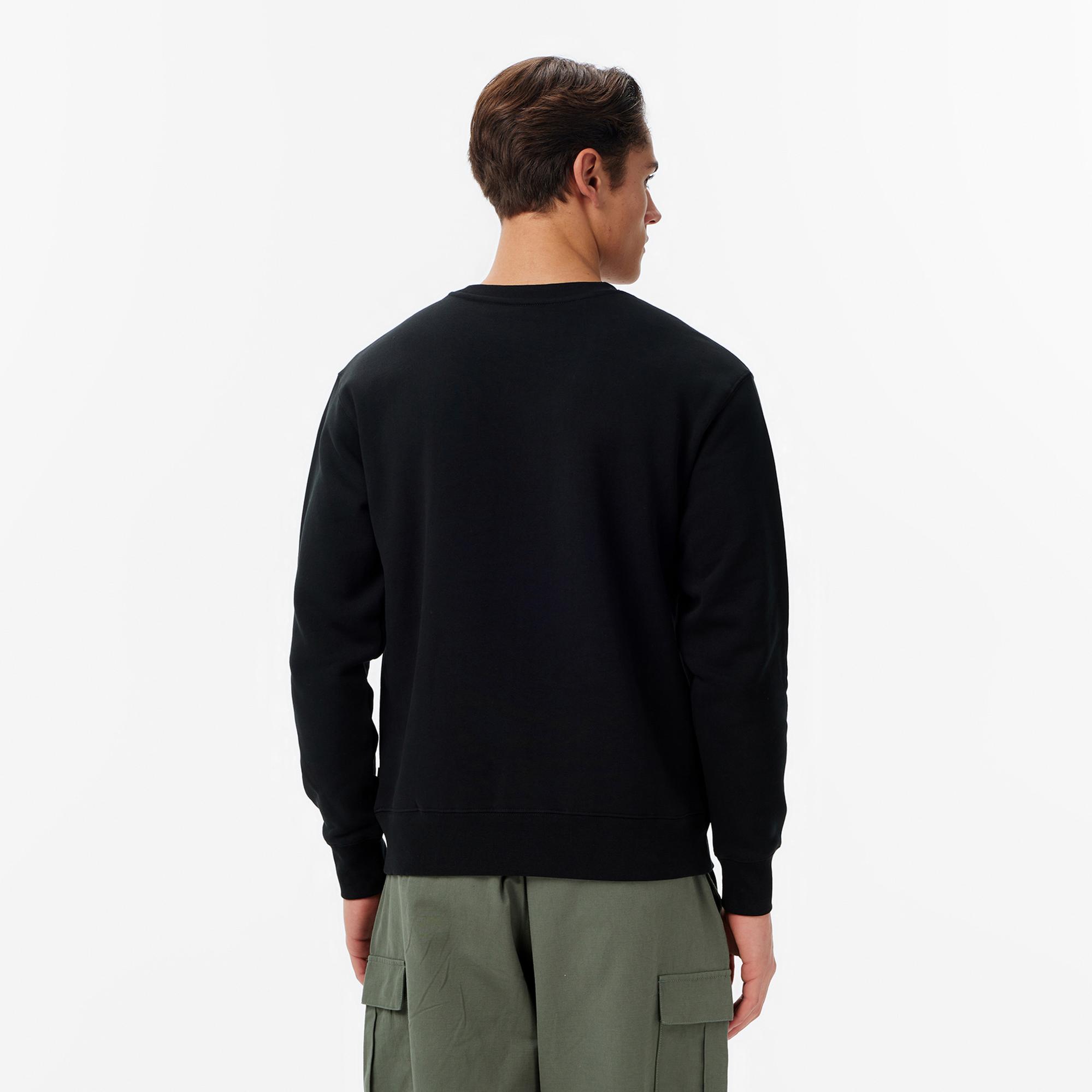 Huf Dazed Crewneck Erkek Siyah Sweatshirt