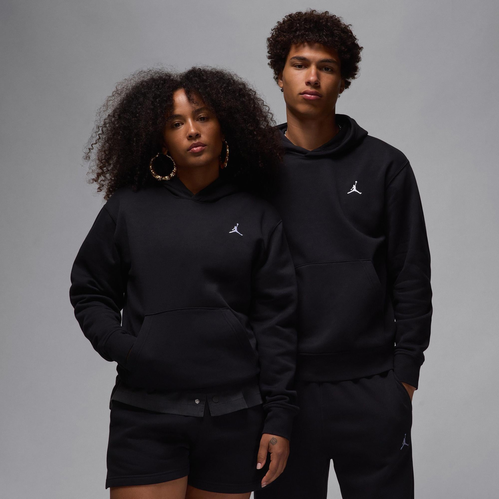 Jordan Brooklyn Fleece Erkek Siyah Kapüşonlu Sweatshirt