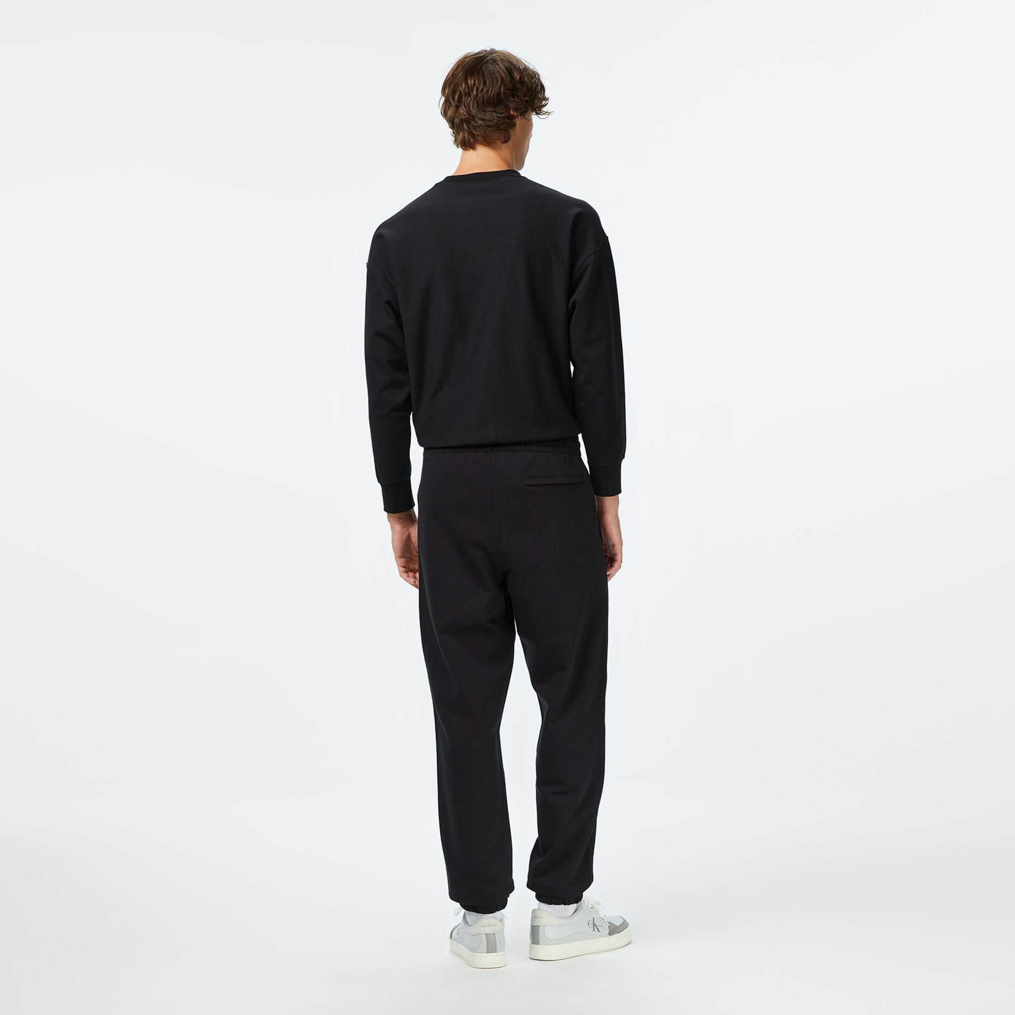 Calvin Klein Terry Graphic Jogger Erkek Siyah Eşofman Altı